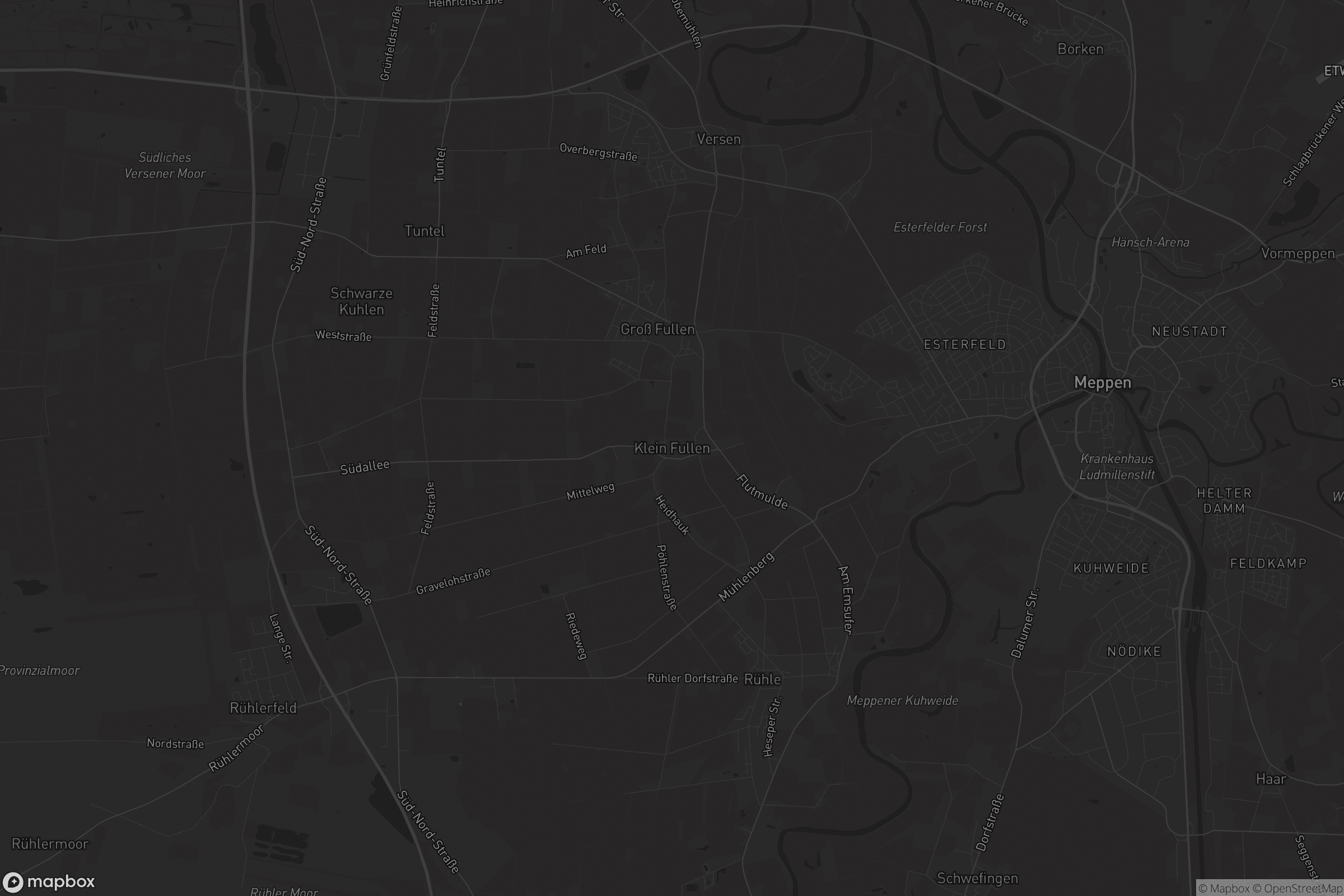 Karte von Klein Fullen