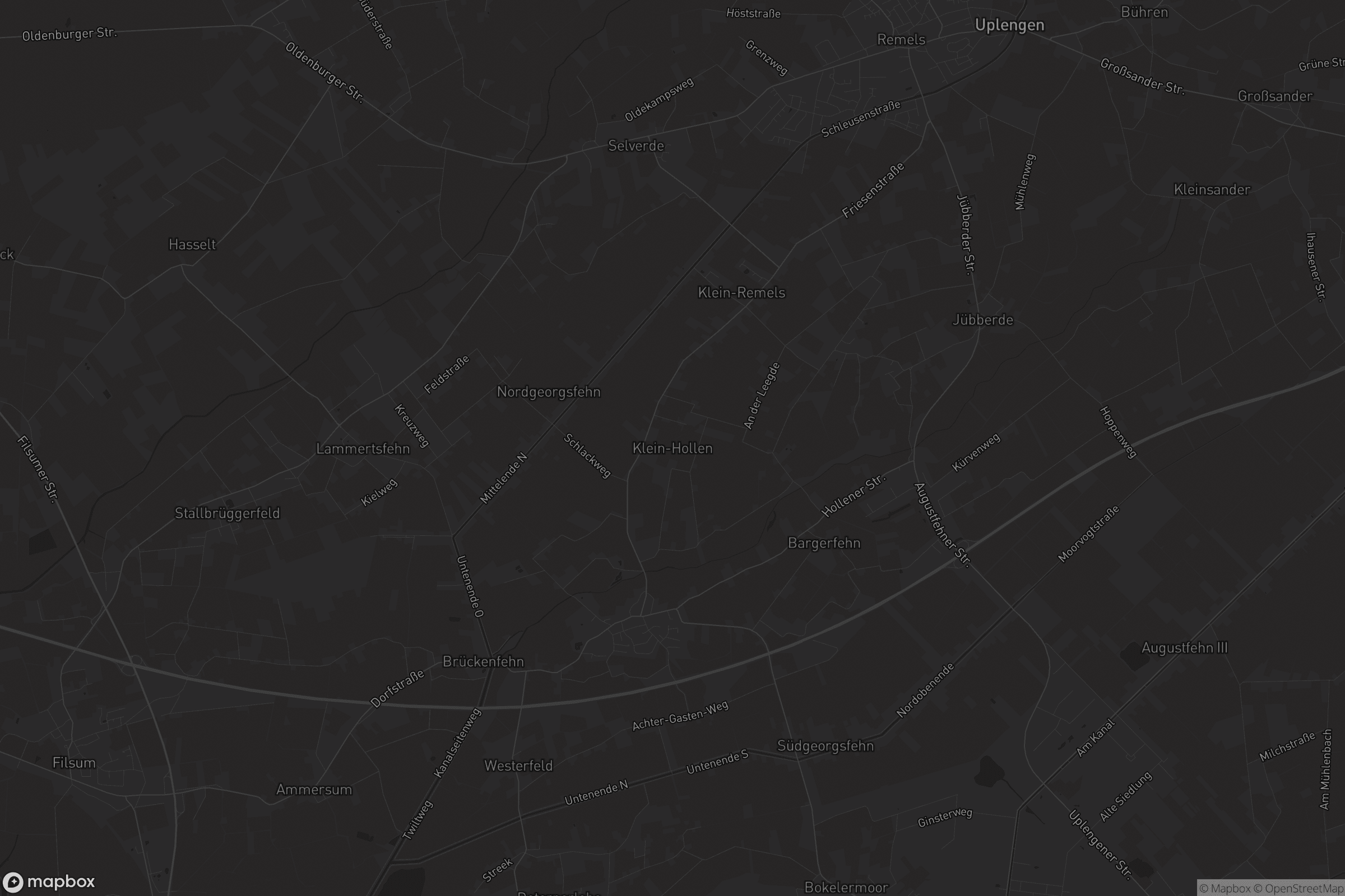 Karte von Klein-Hollen