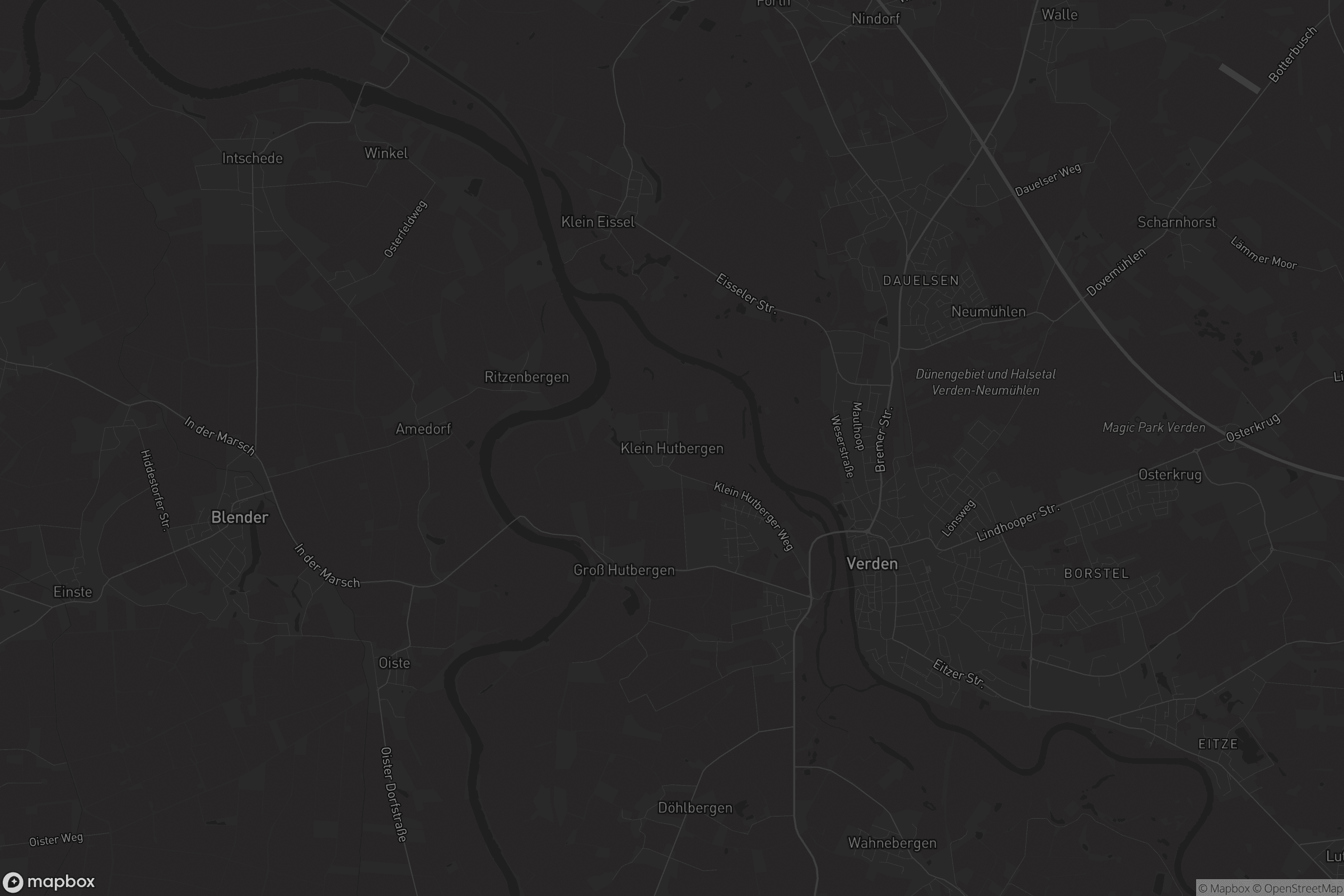 Karte von Klein Hutbergen