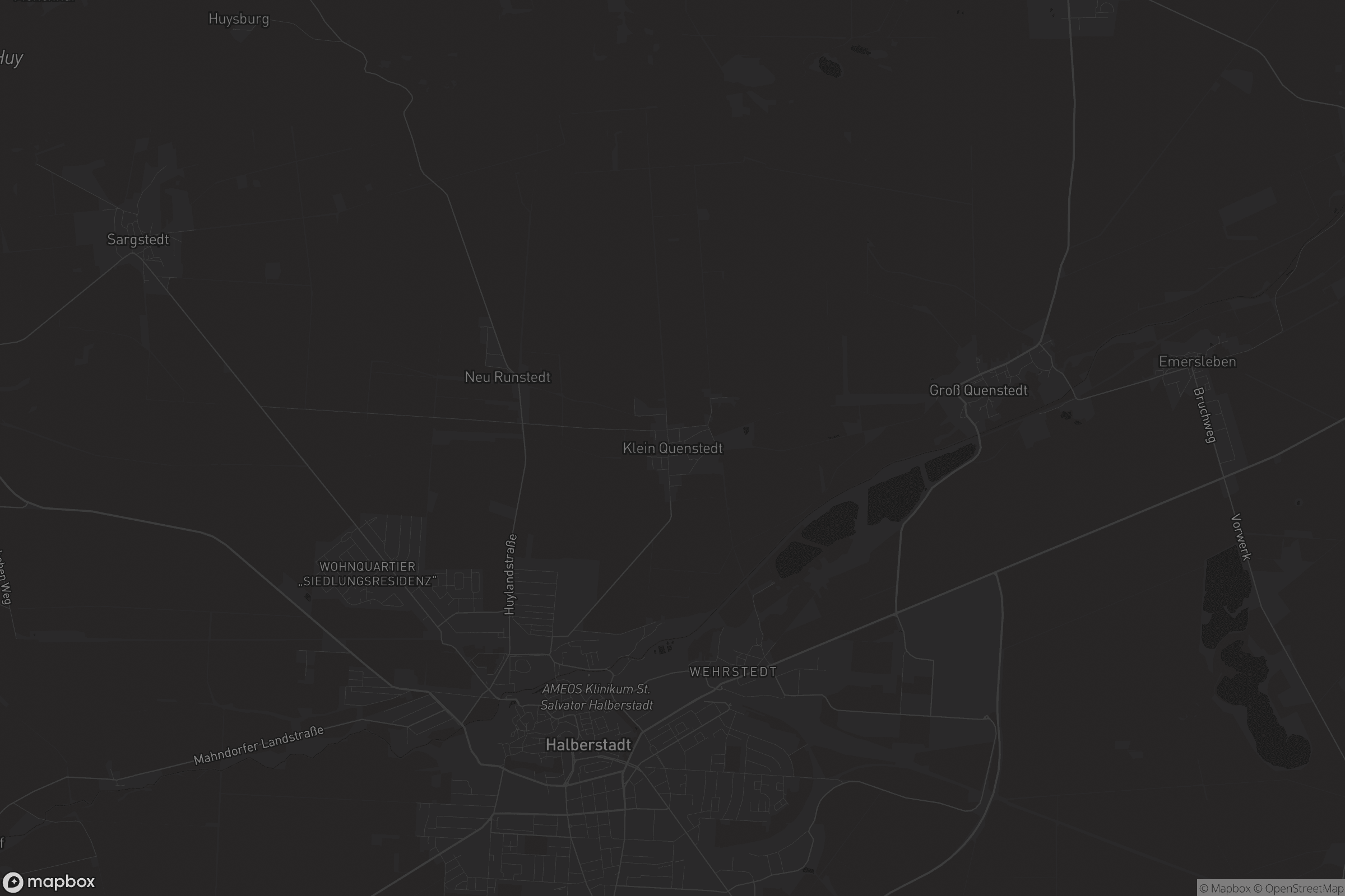 Karte von Klein Quenstedt