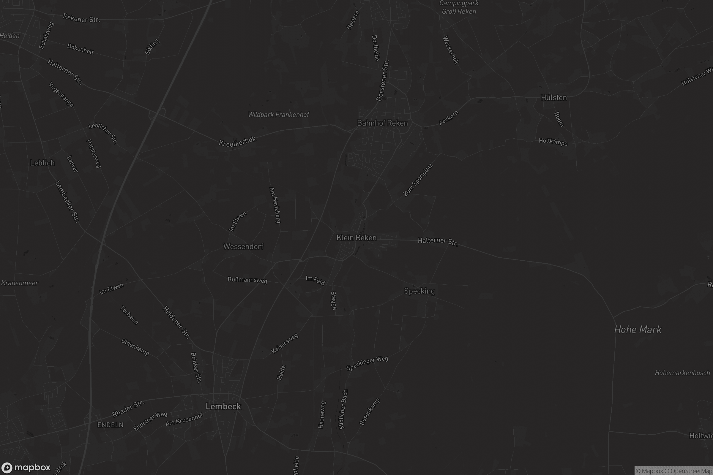 Karte von Klein Reken