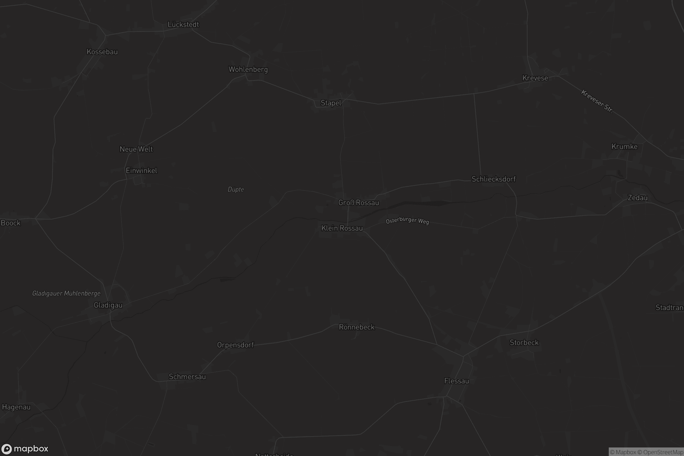 Karte von Klein Rossau