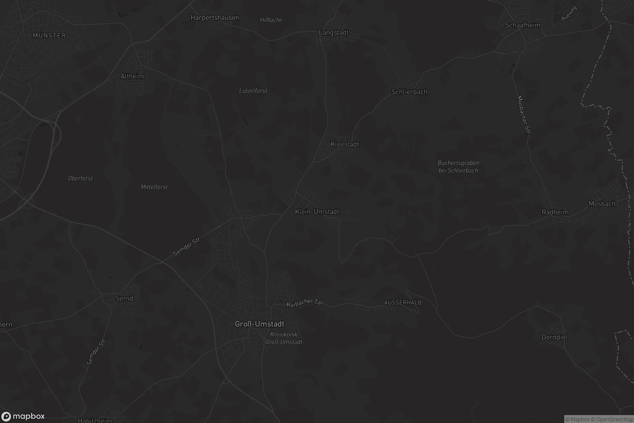 Karte von Klein-Umstadt