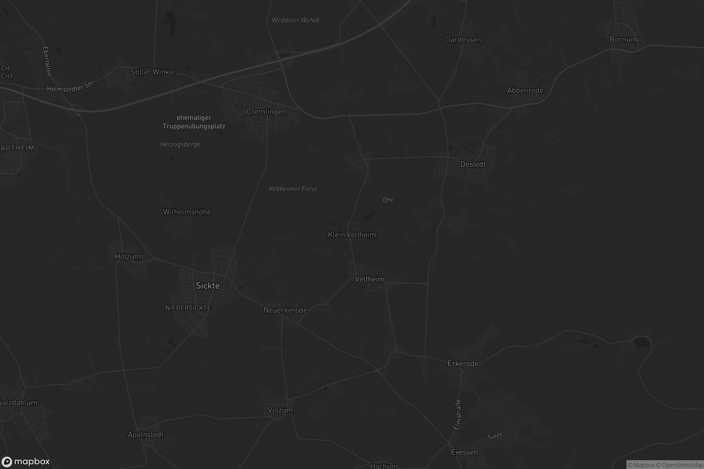 Karte von Klein Veltheim