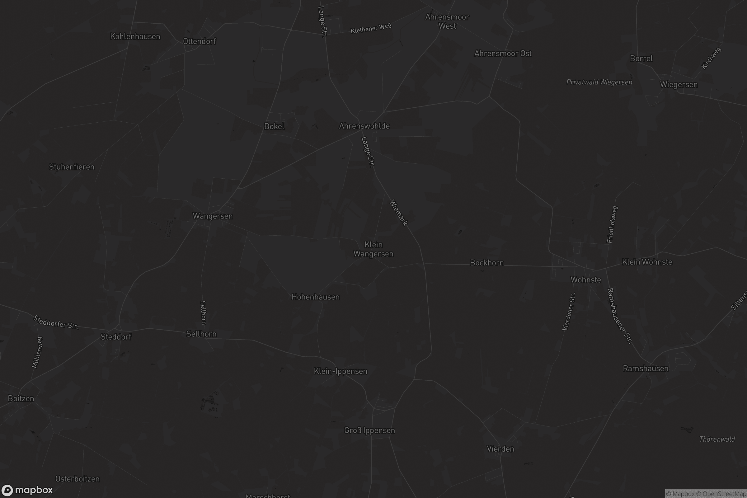 Karte von Klein Wangersen