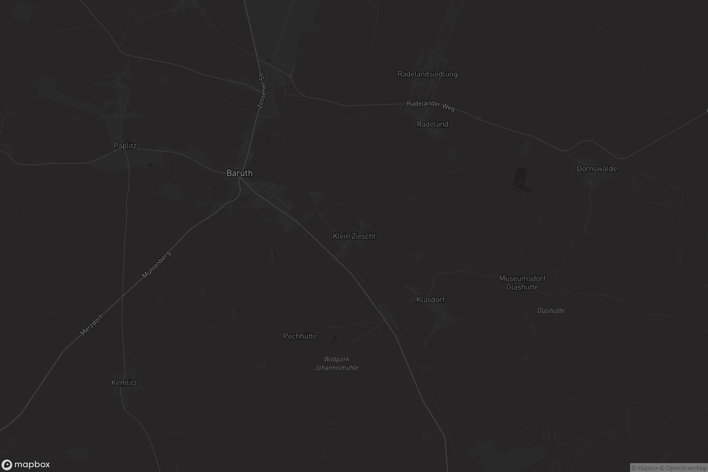 Karte von Klein Ziescht