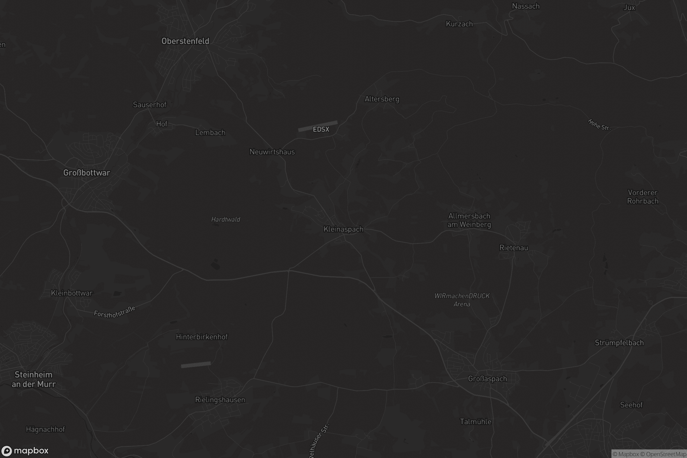 Karte von Kleinaspach