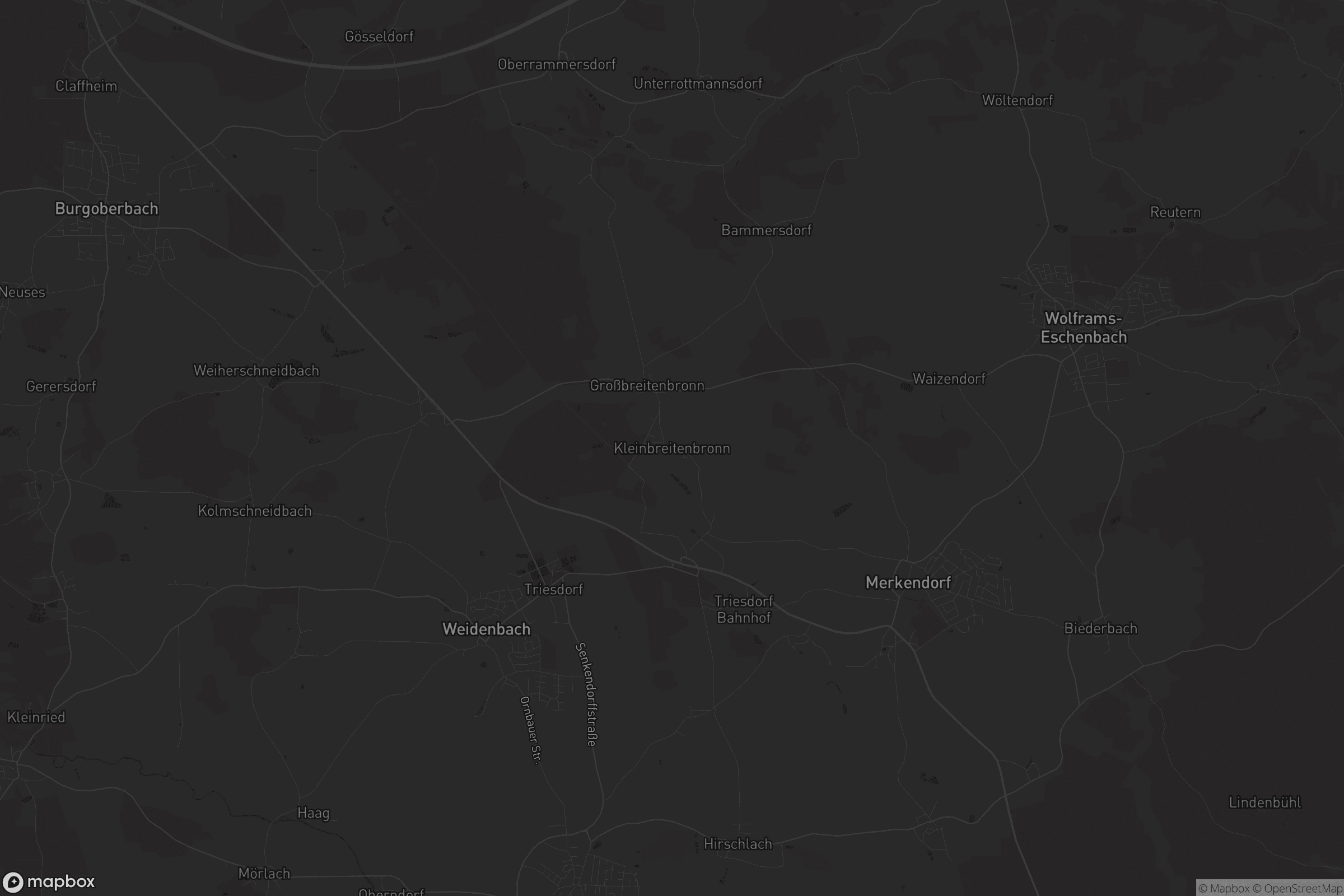 Karte von Kleinbreitenbronn