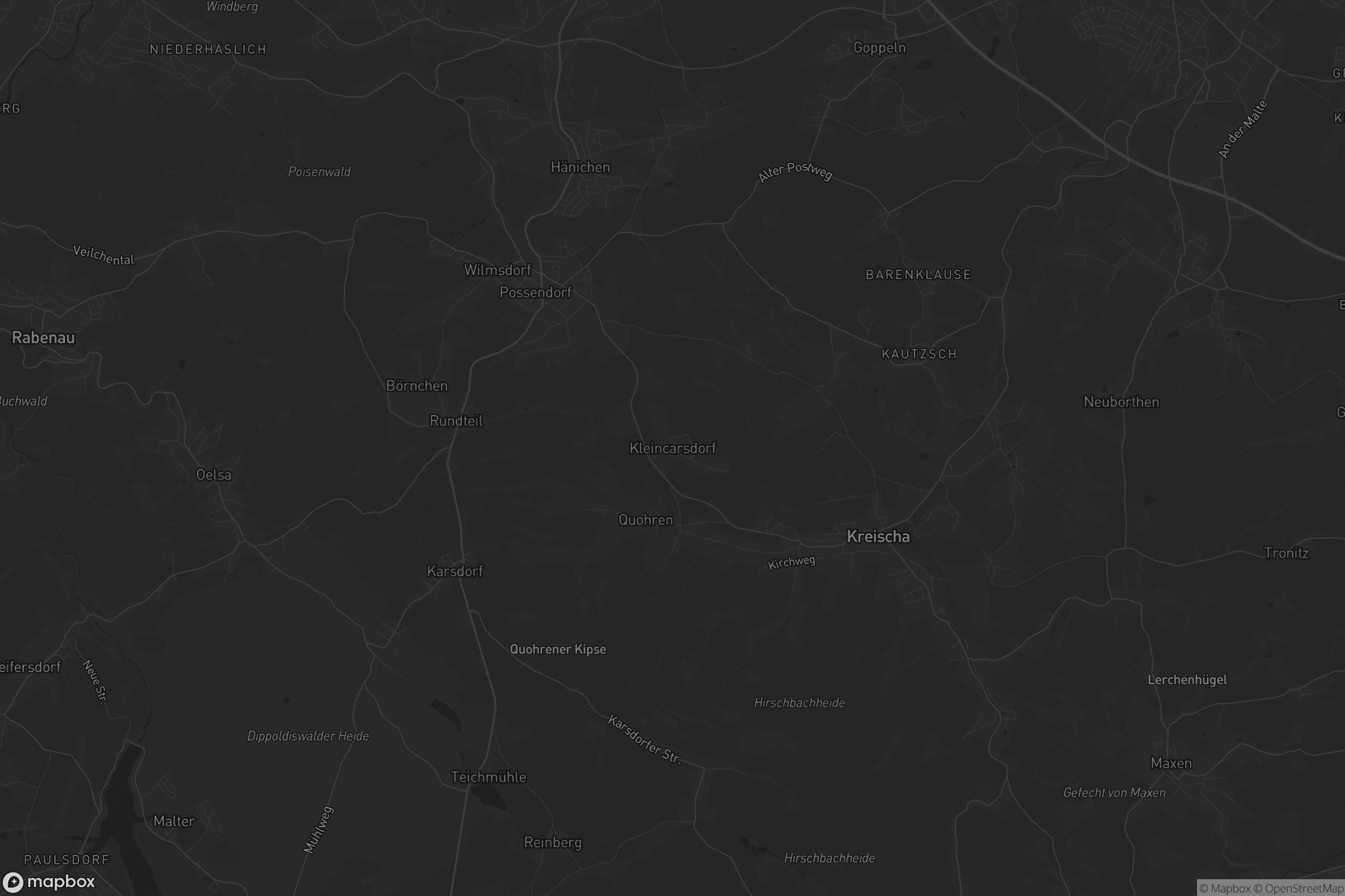 Karte von Kleincarsdorf