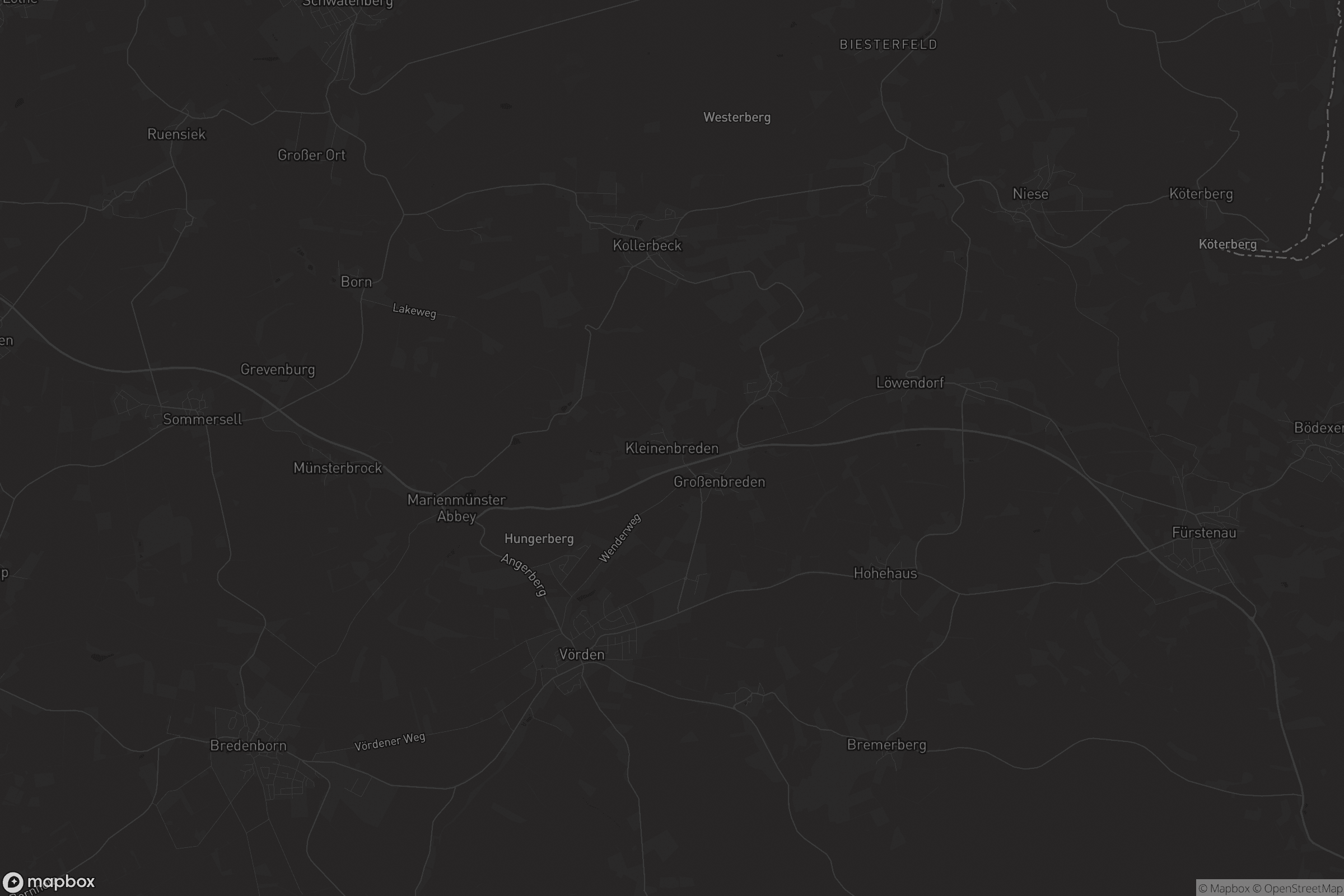 Karte von Kleinenbreden