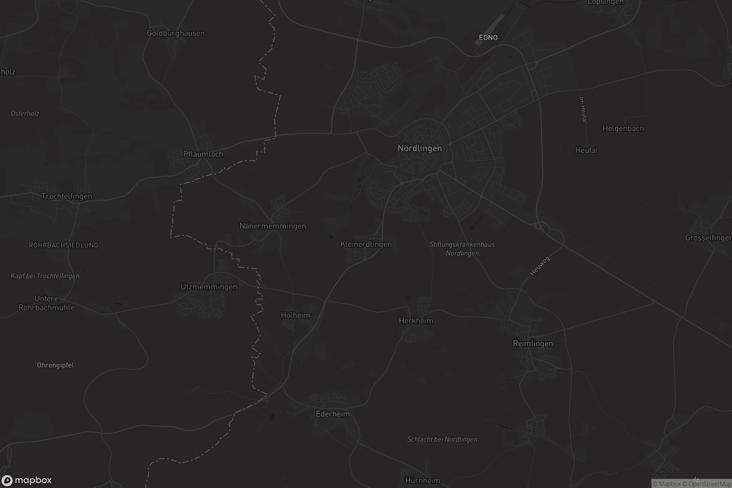 Karte von Kleinerdlingen