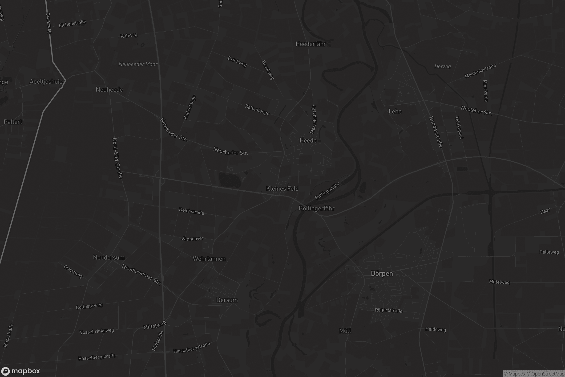 Karte von Kleines Feld