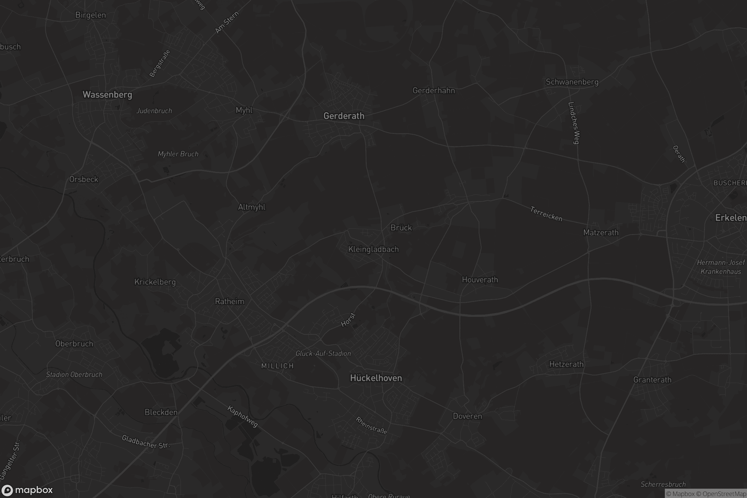 Karte von Kleingladbach