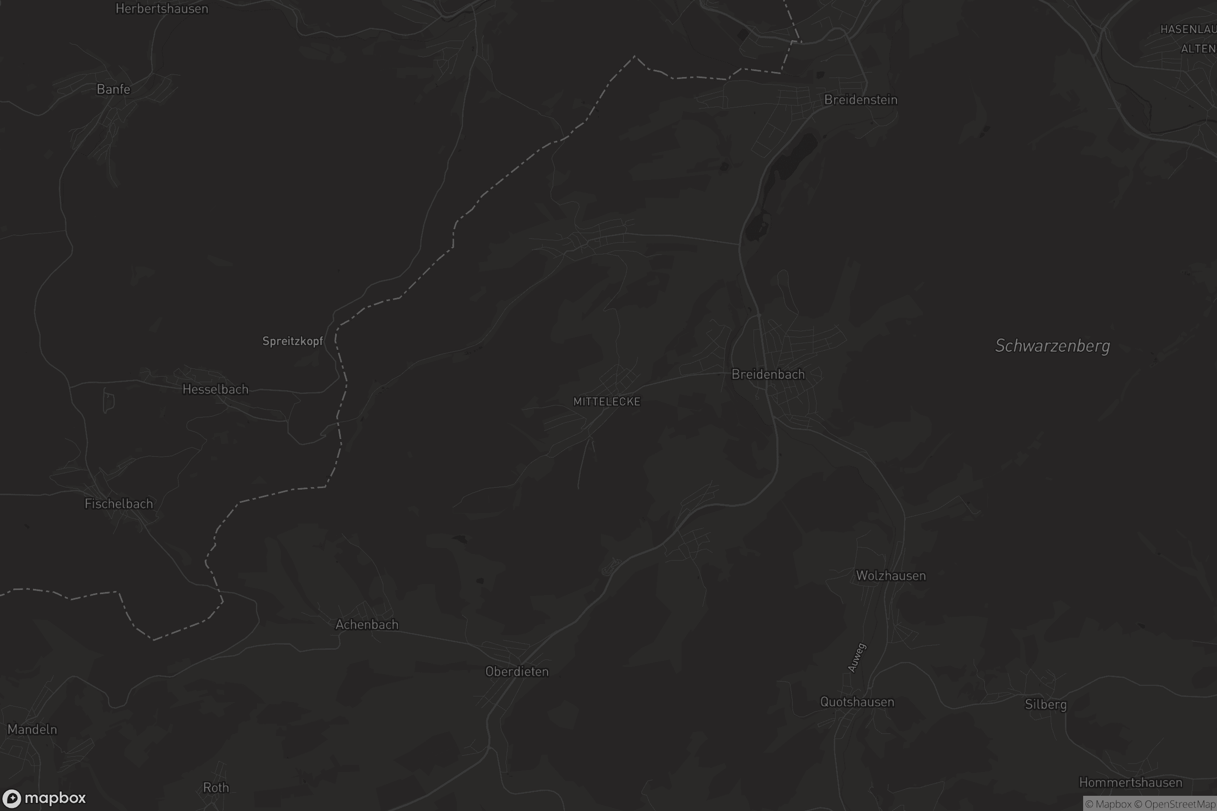 Karte von Kleingladenbach