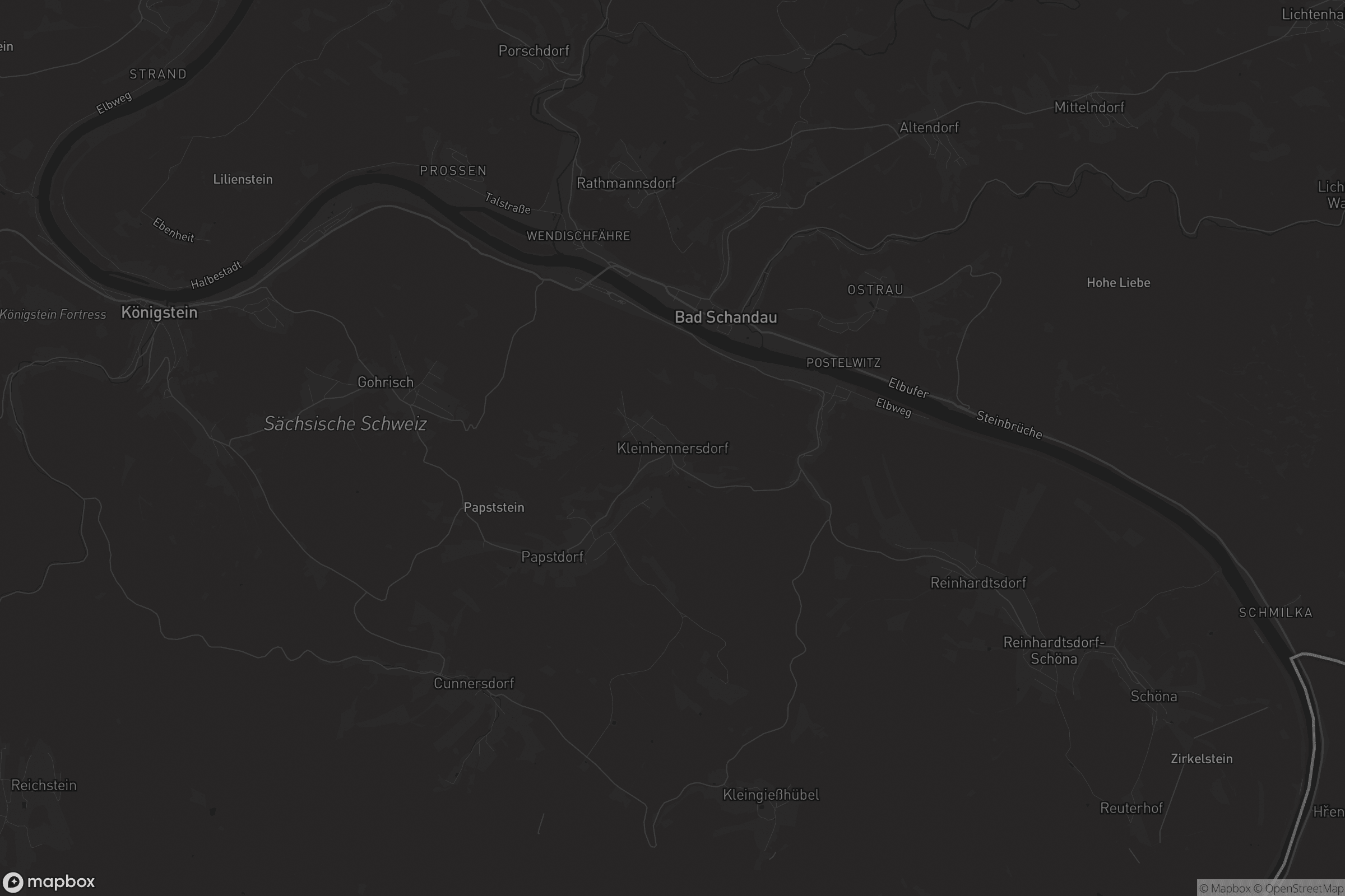 Karte von Kleinhennersdorf