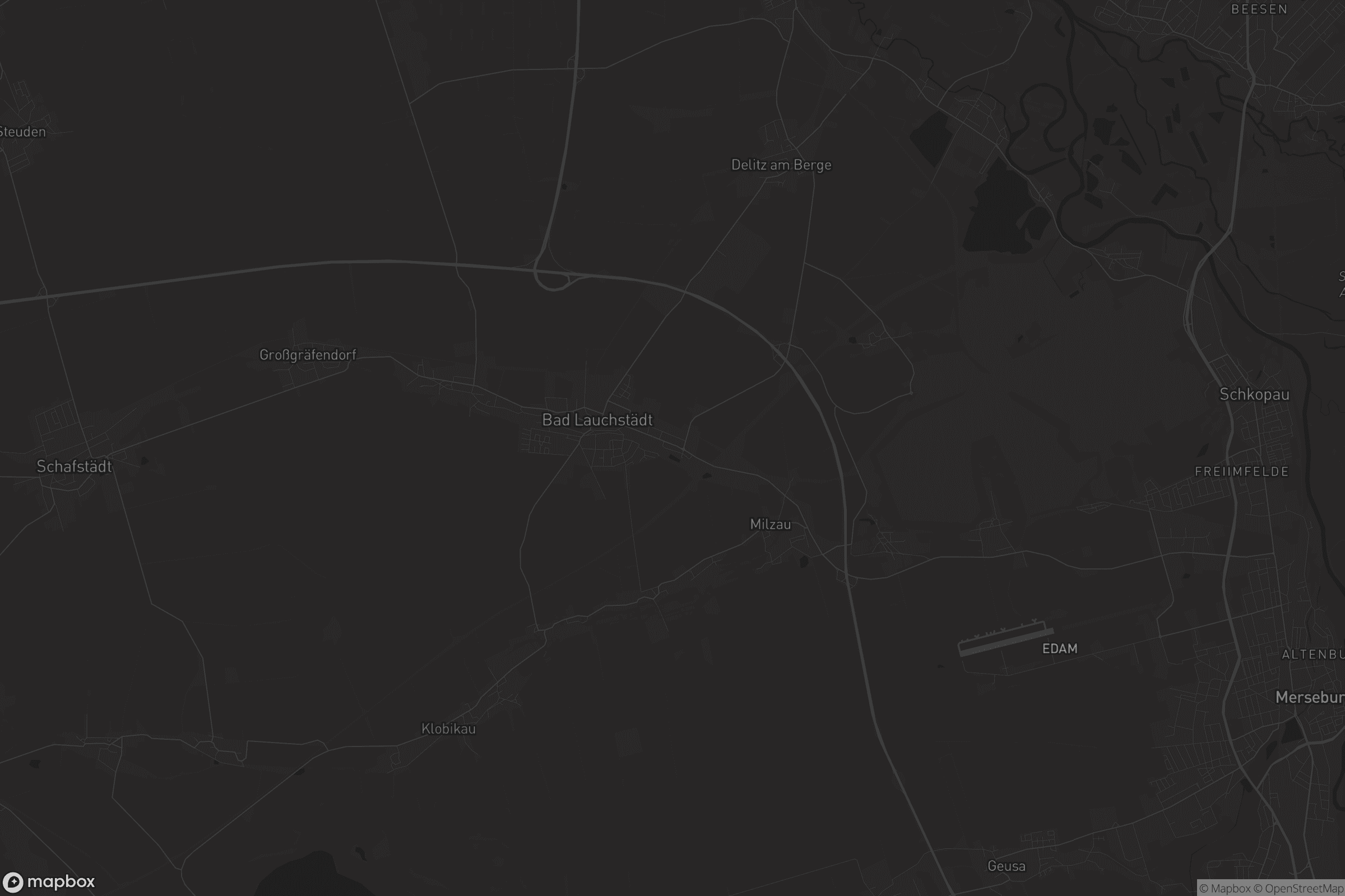 Karte von Kleinlauchstädt