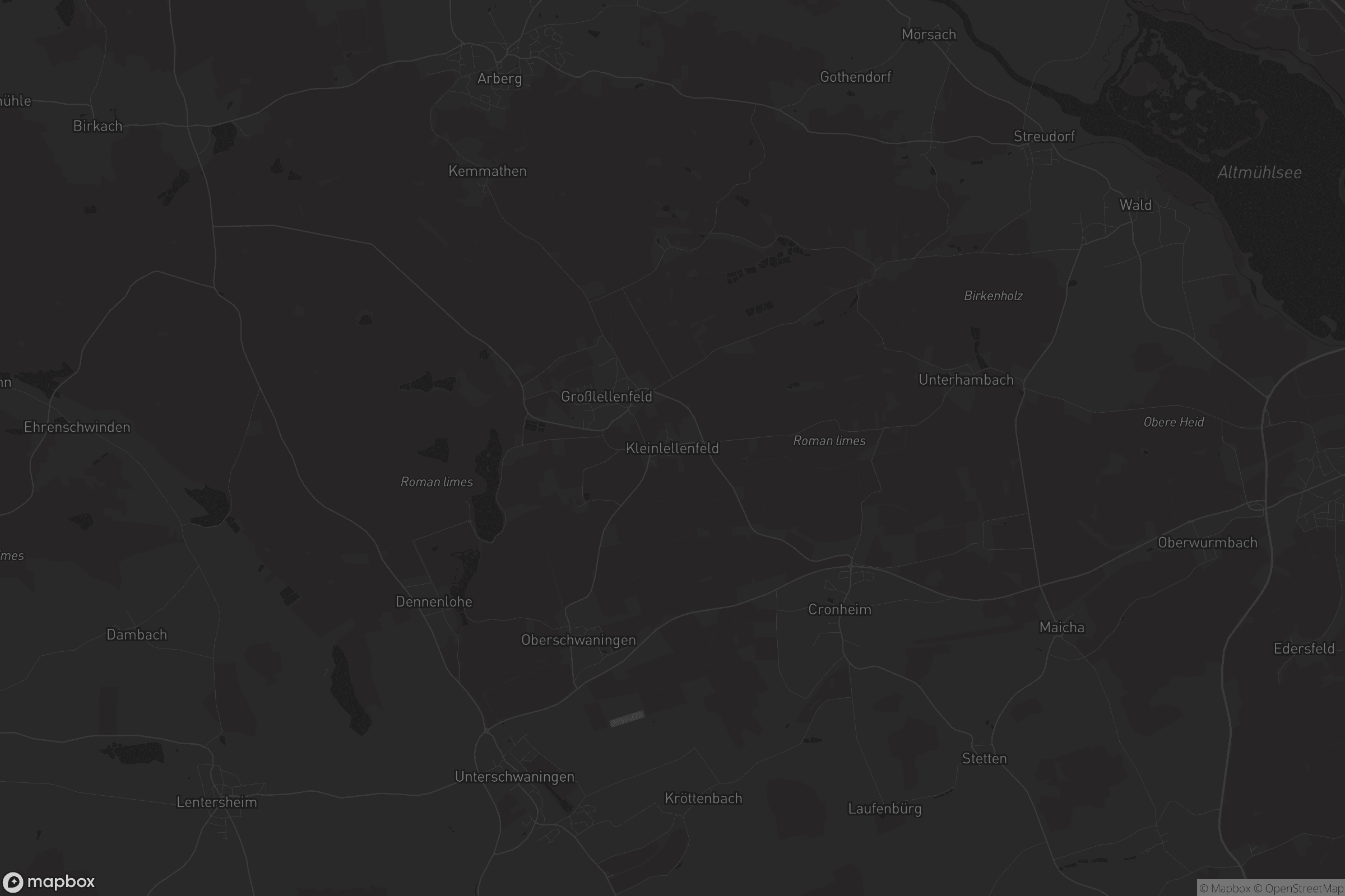 Karte von Kleinlellenfeld