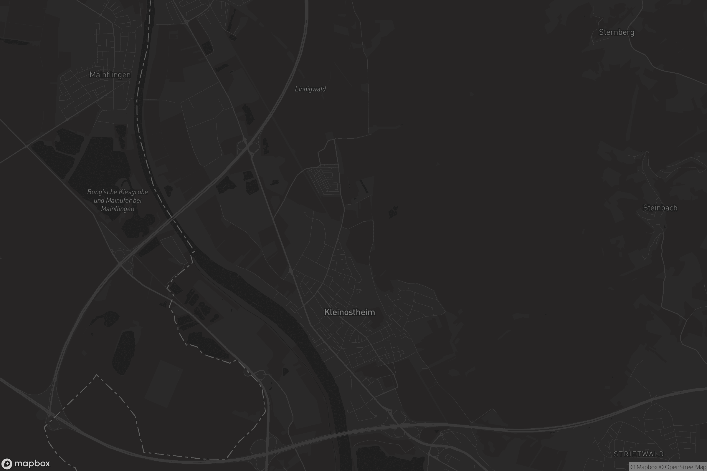 Karte von Kleinostheim