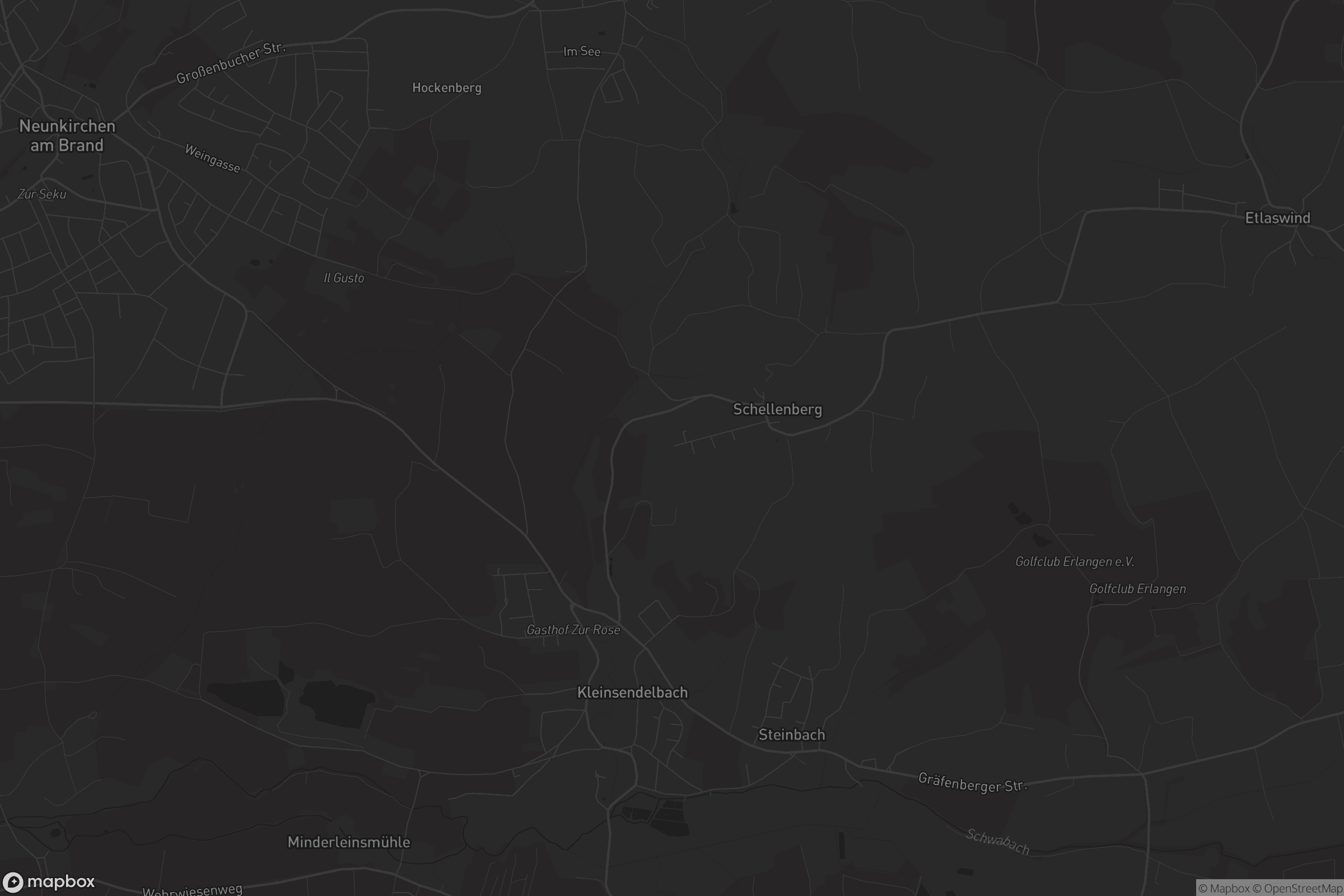 Karte von Kleinsendelbach