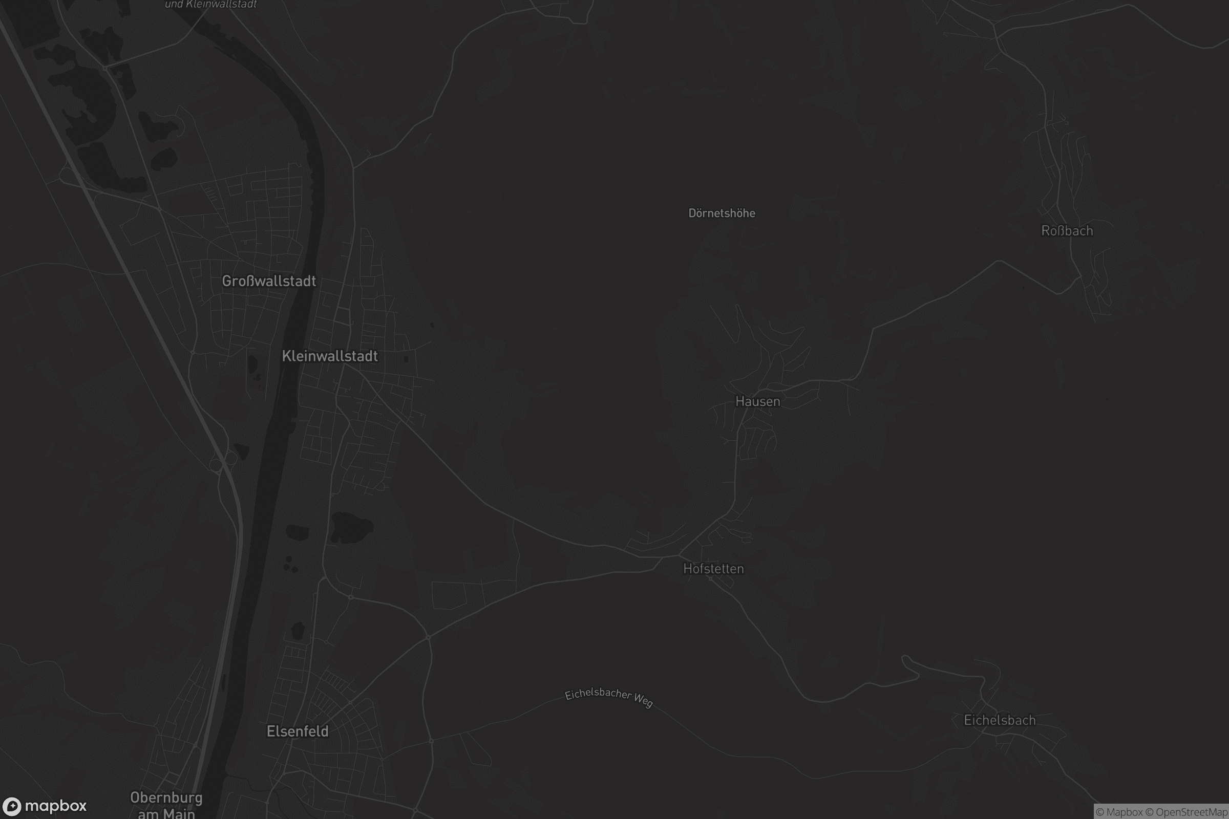 Karte von Kleinwallstadt