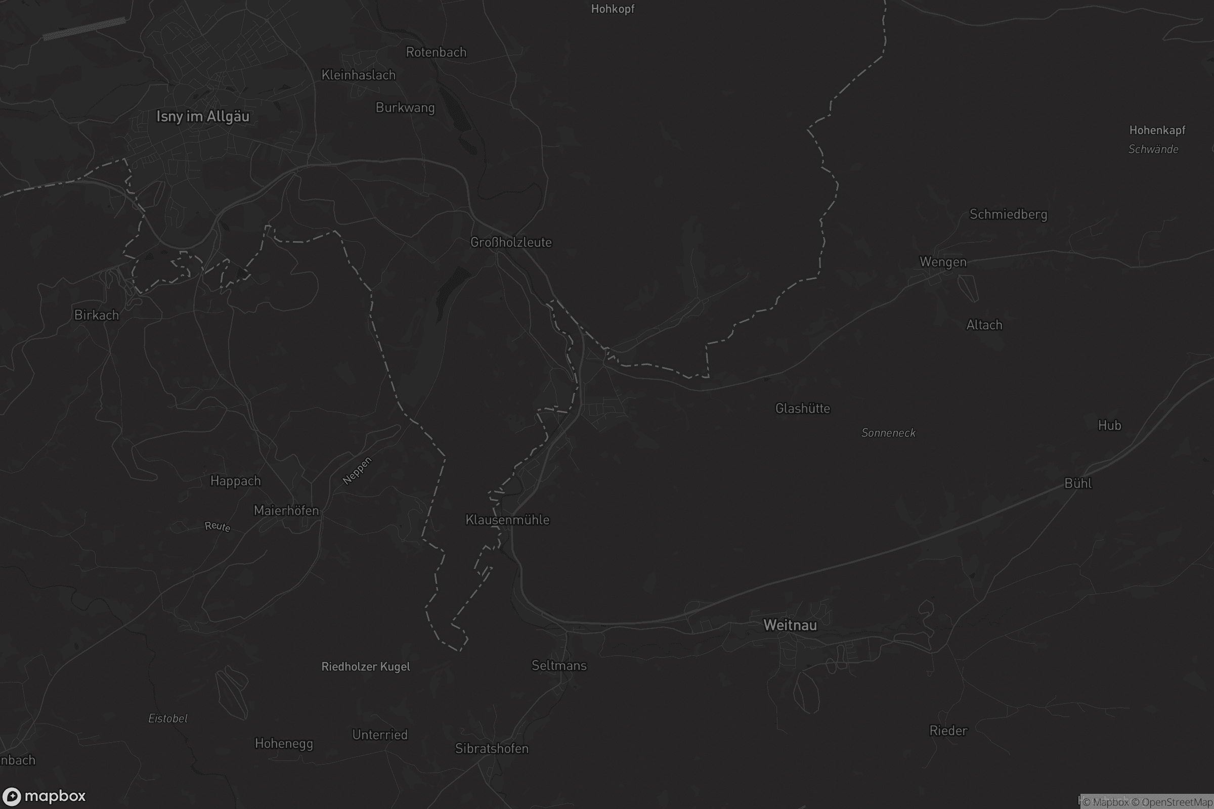 Karte von Kleinweiler