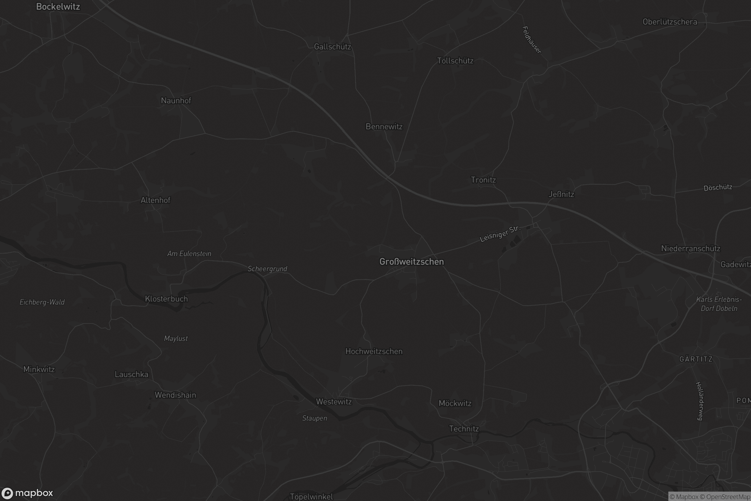 Karte von Kleinweitzschen