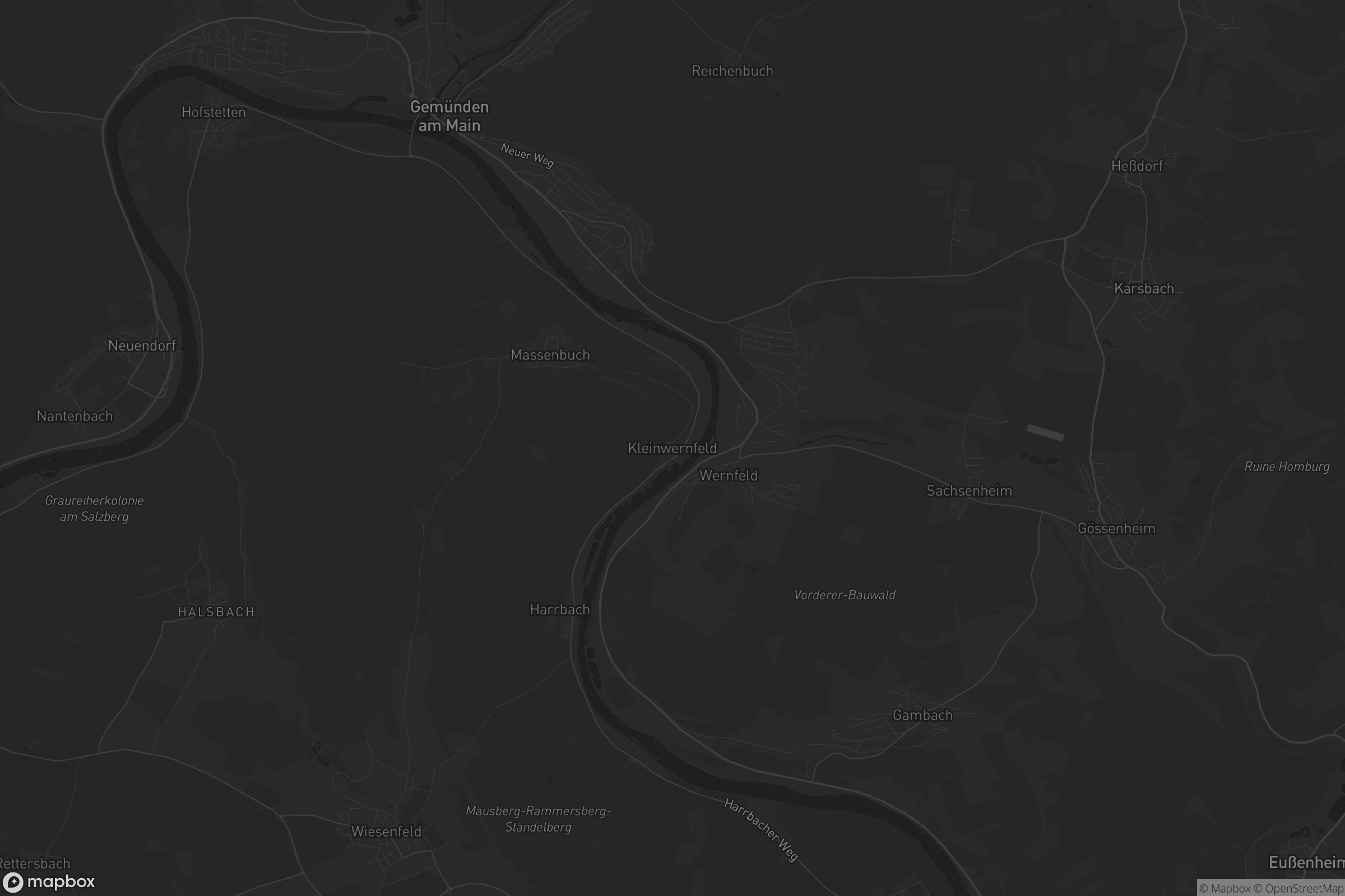 Karte von Kleinwernfeld