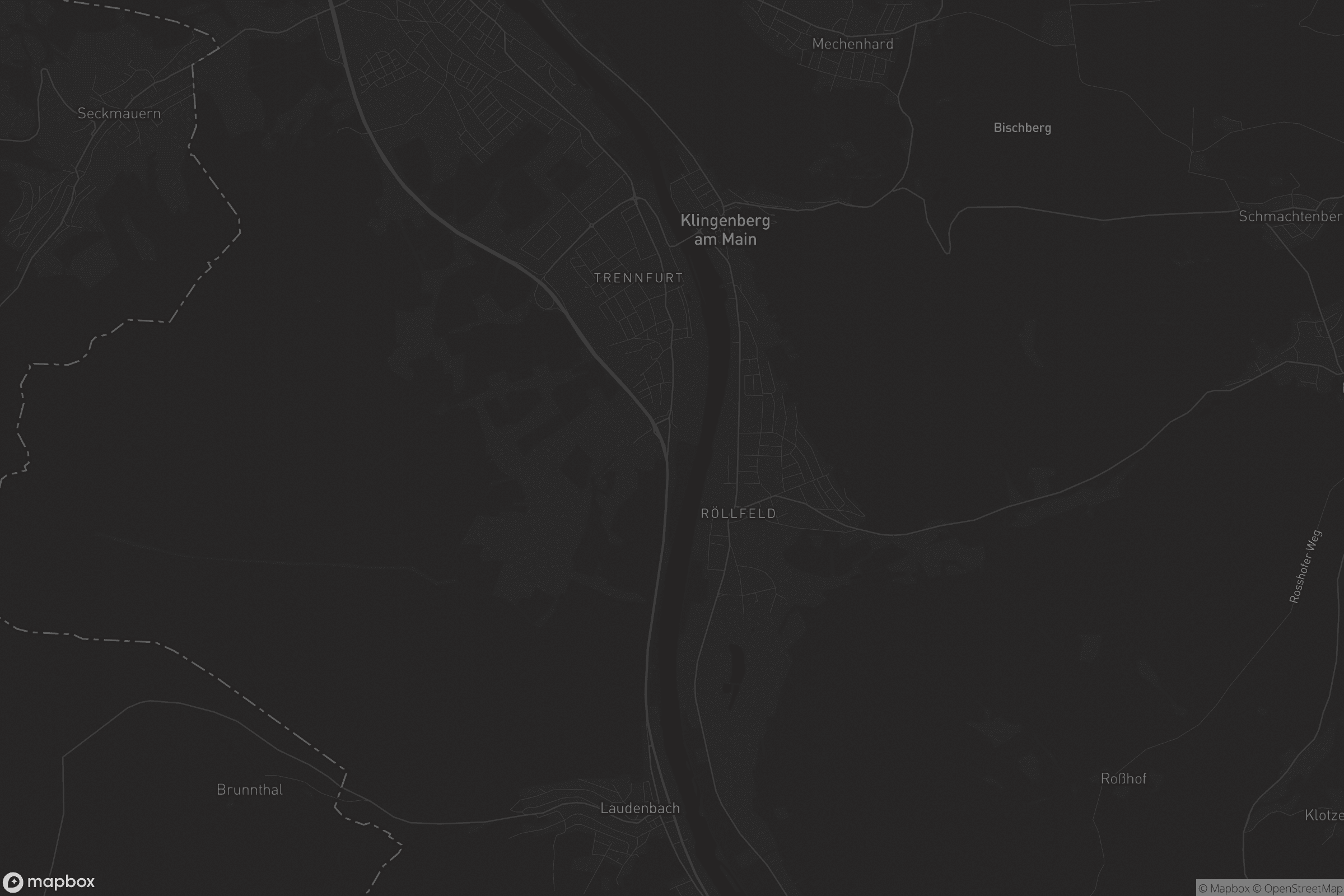 Karte von Klingenberg am Main