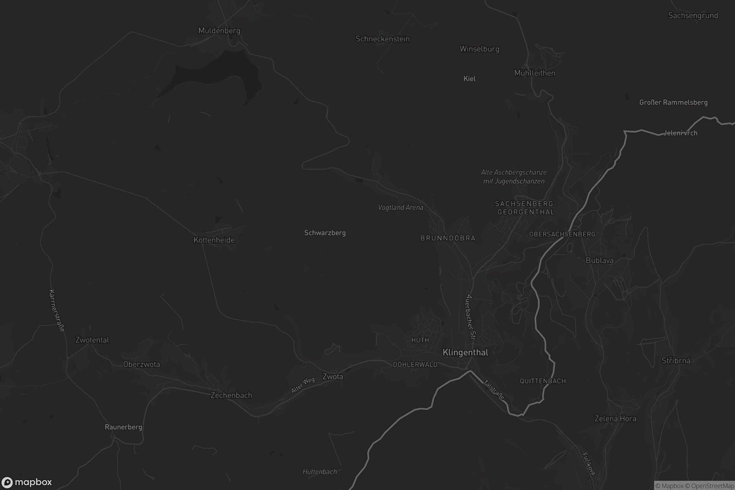 Karte von Klingenthal