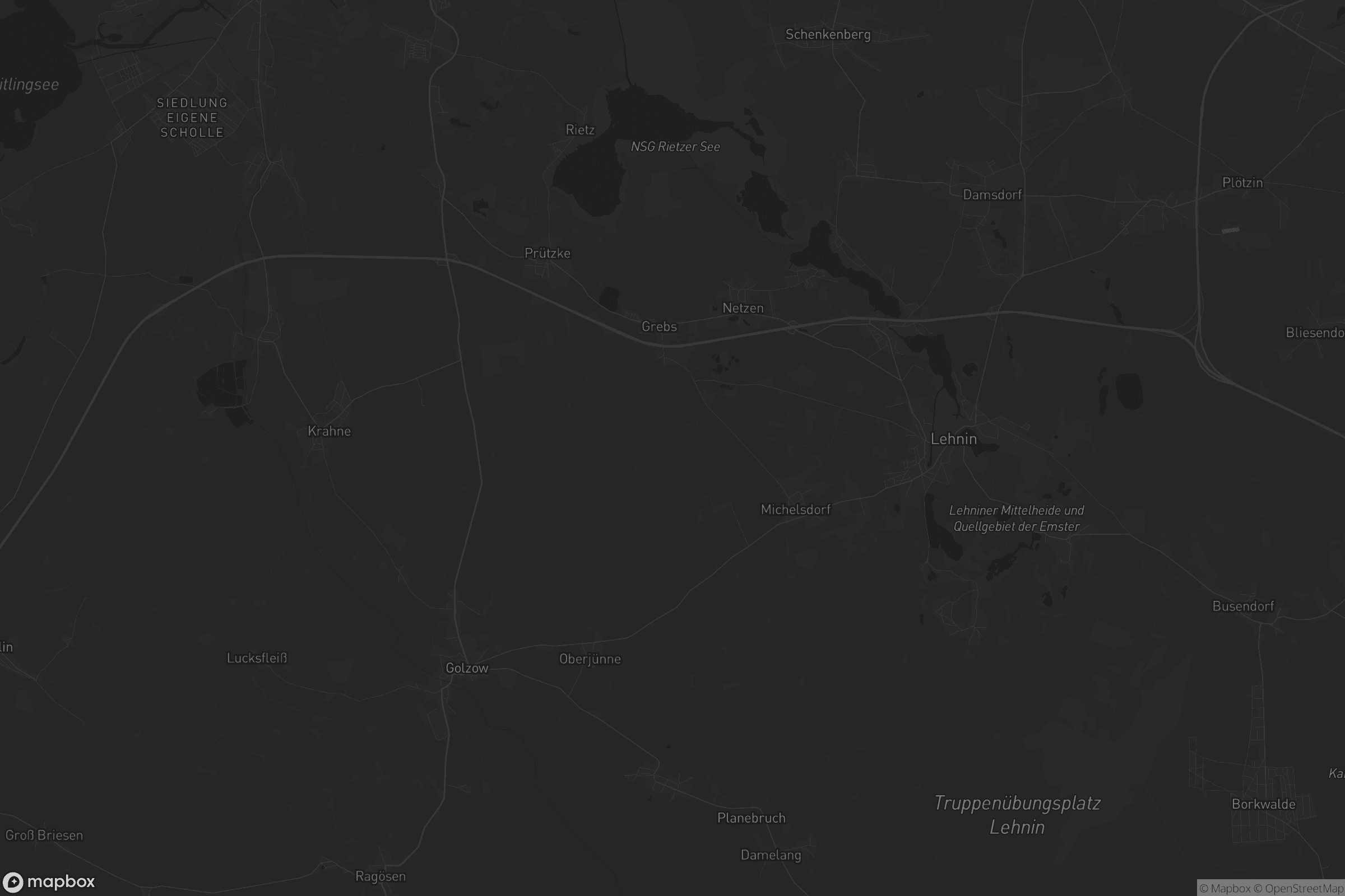 Karte von Kloster Lehnin