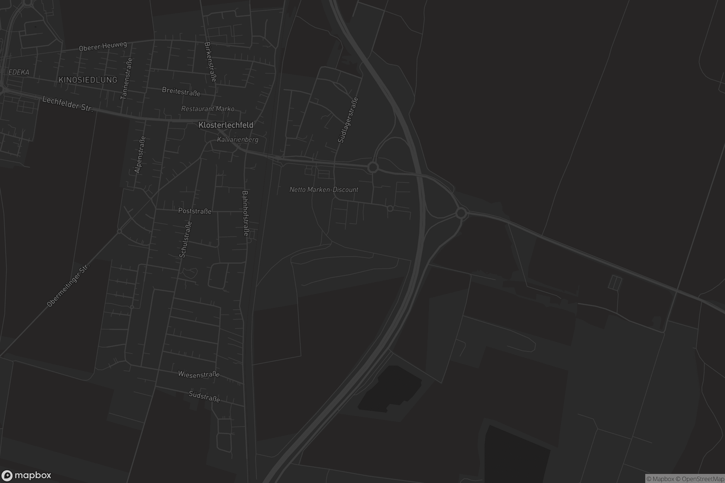 Karte von Klosterlechfeld