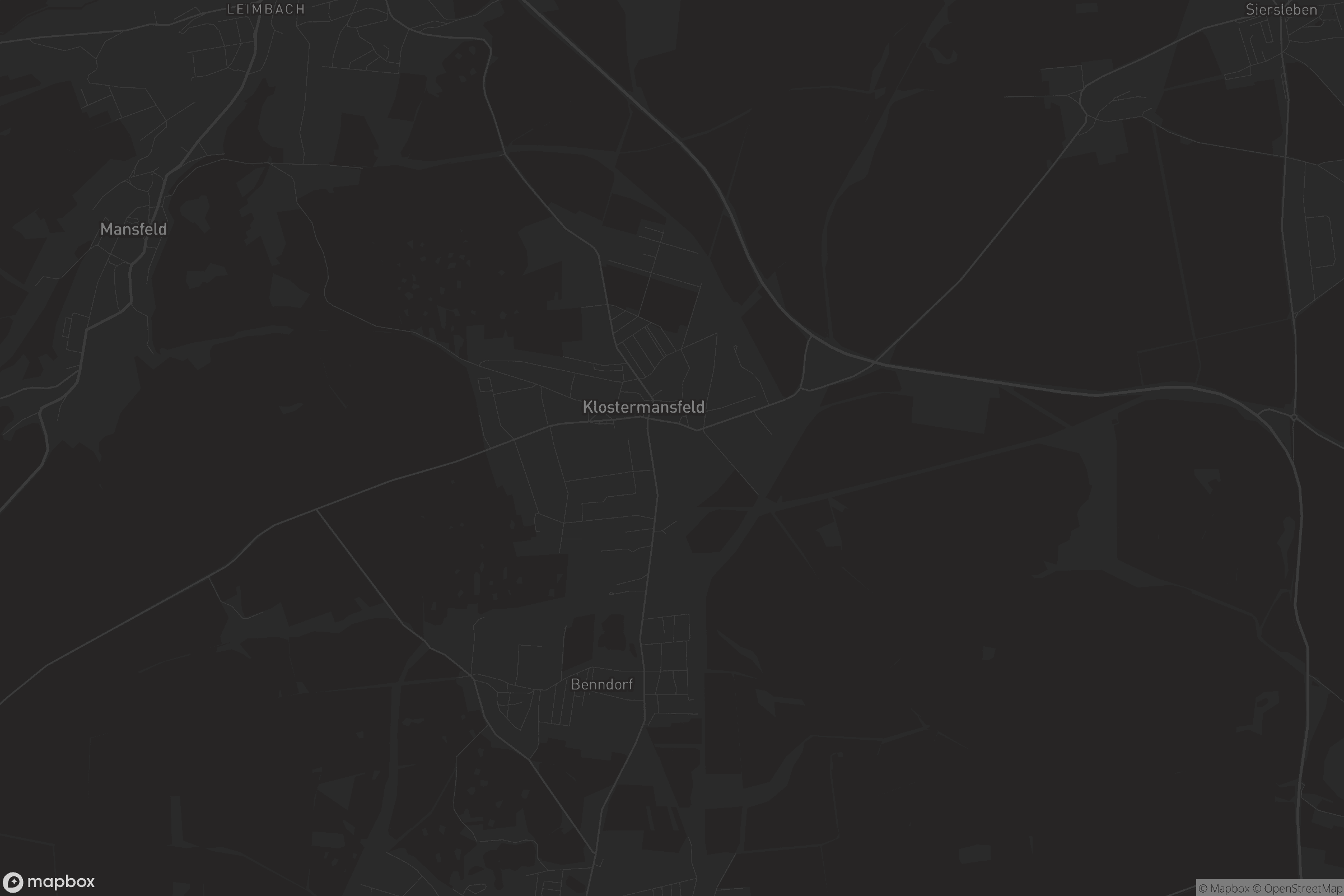 Karte von Klostermansfeld