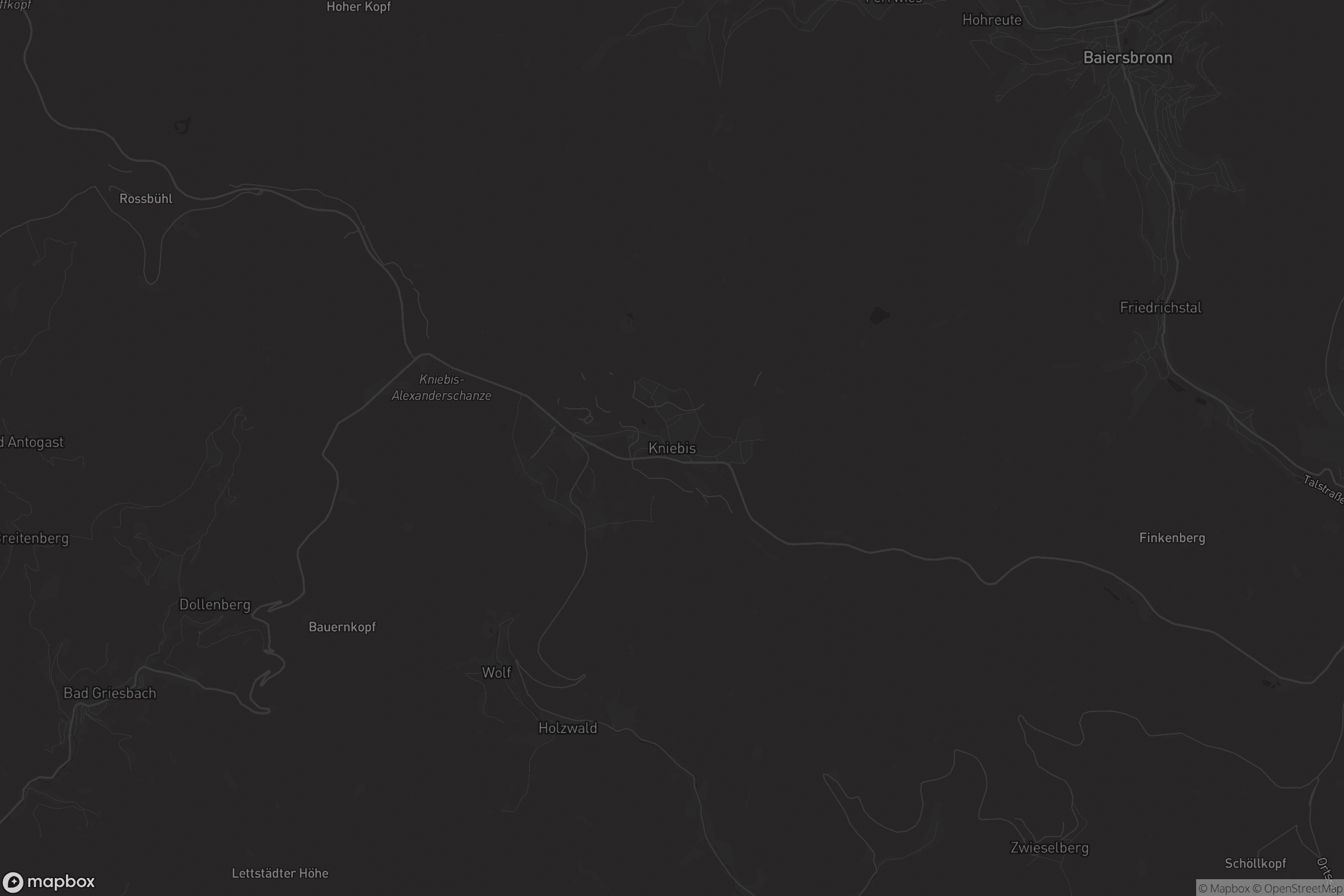 Karte von Kniebis