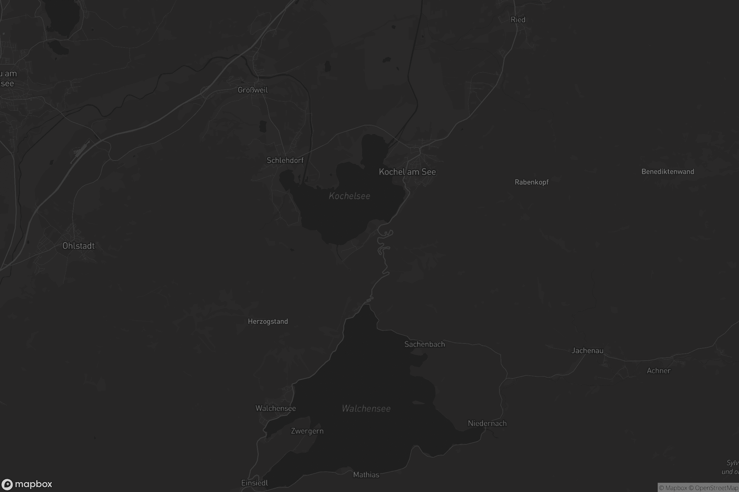 Karte von Kochel am See