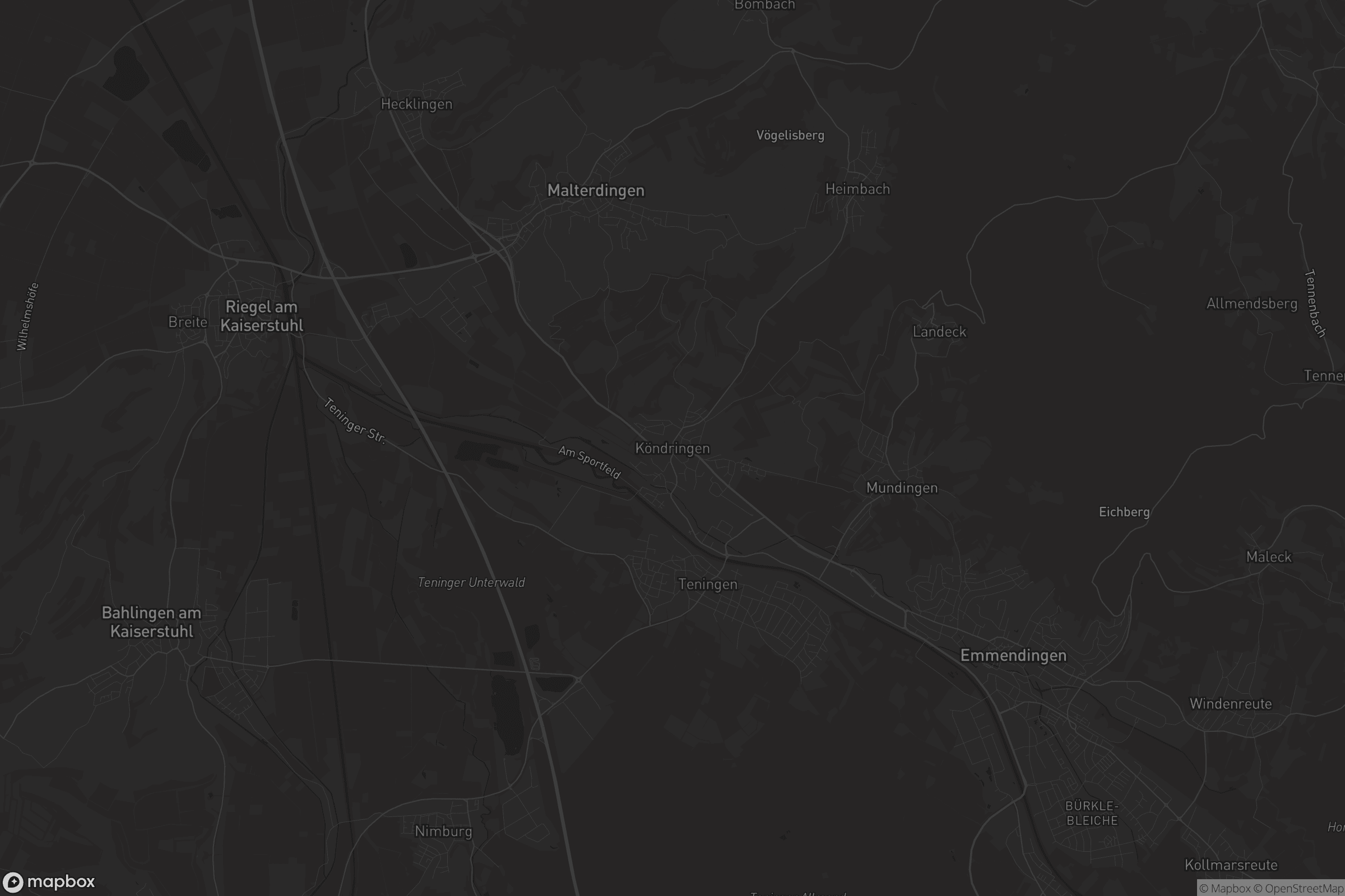 Karte von Köndringen