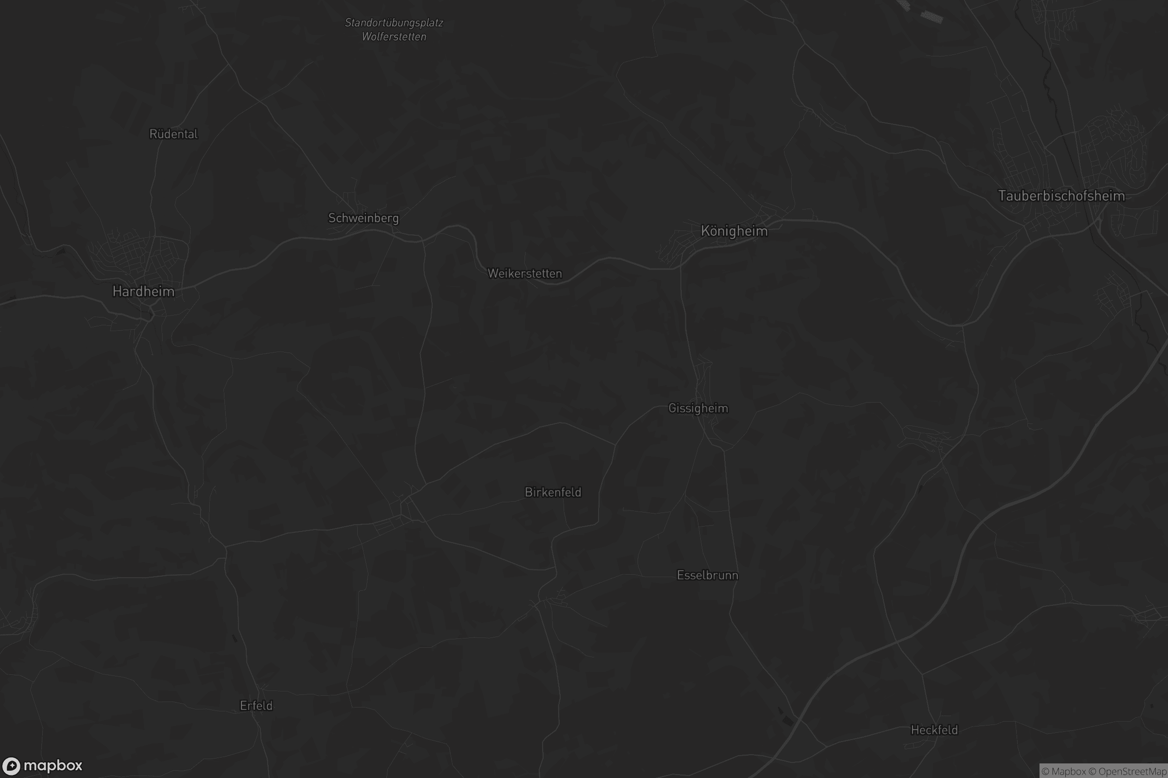 Karte von Königheim