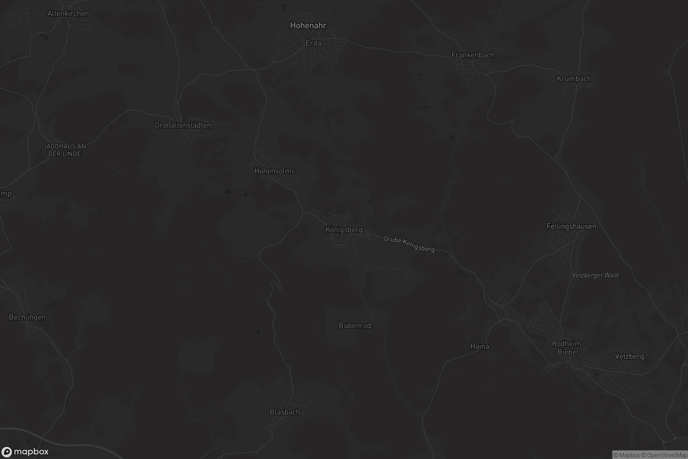 Karte von Königsberg