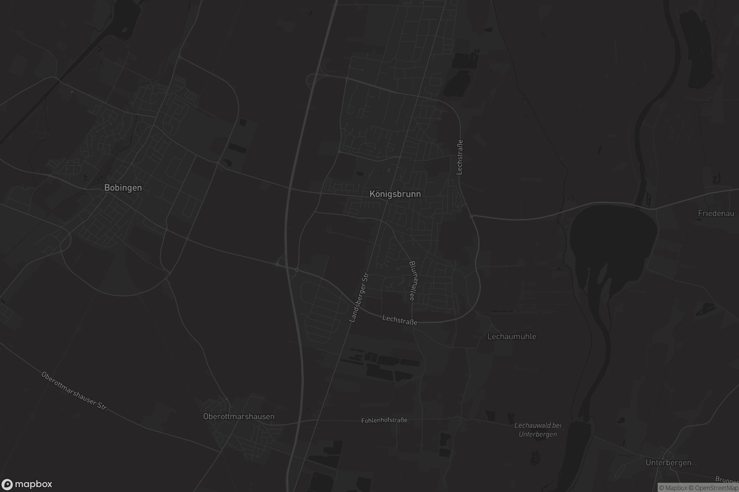 Karte von Königsbrunn