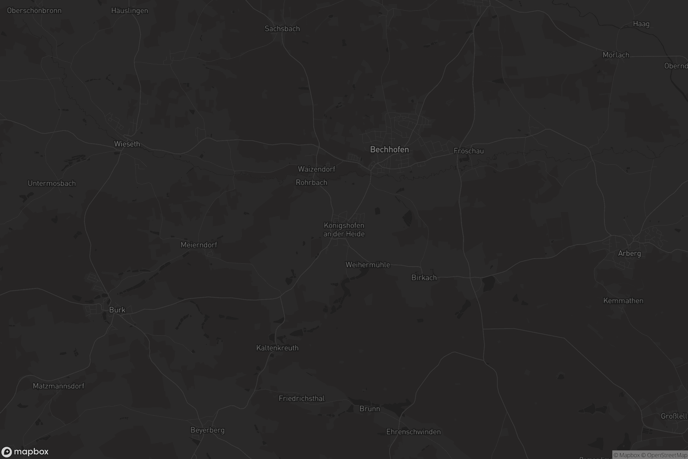 Karte von Königshofen an der Heide