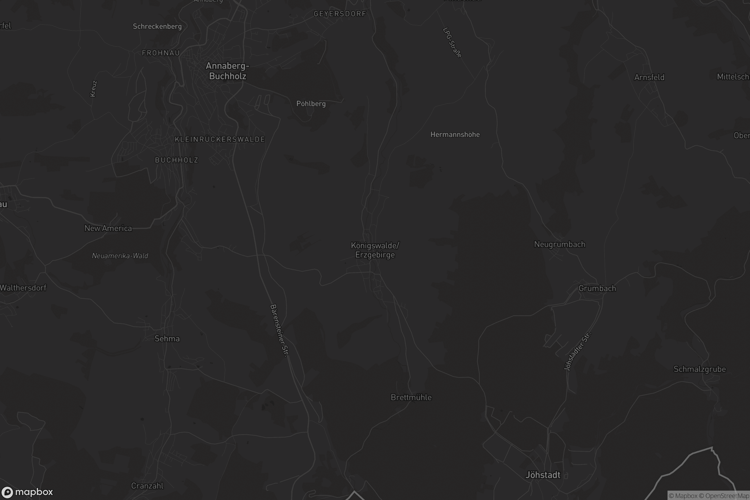 Karte von Königswalde/Erzgebirge