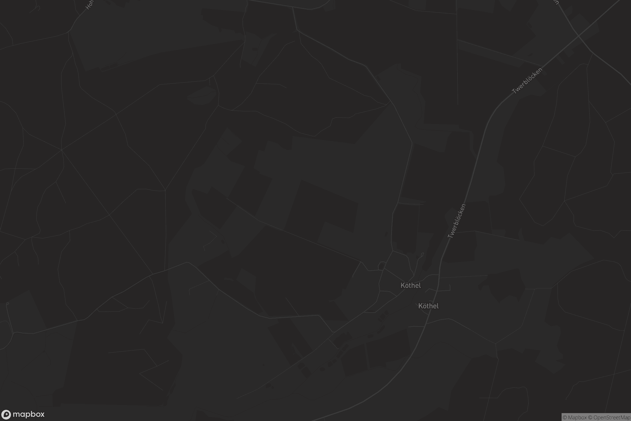 Karte von Köthel (Stormarn)