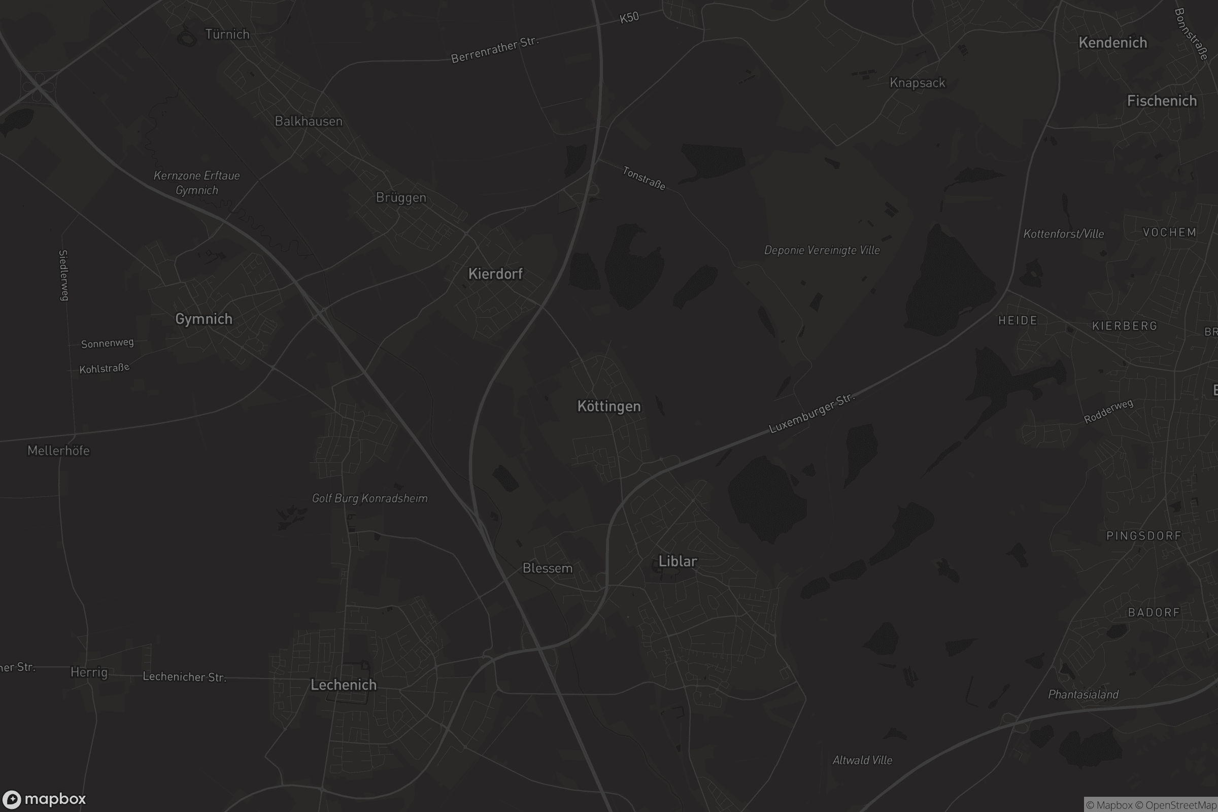 Karte von Köttingen