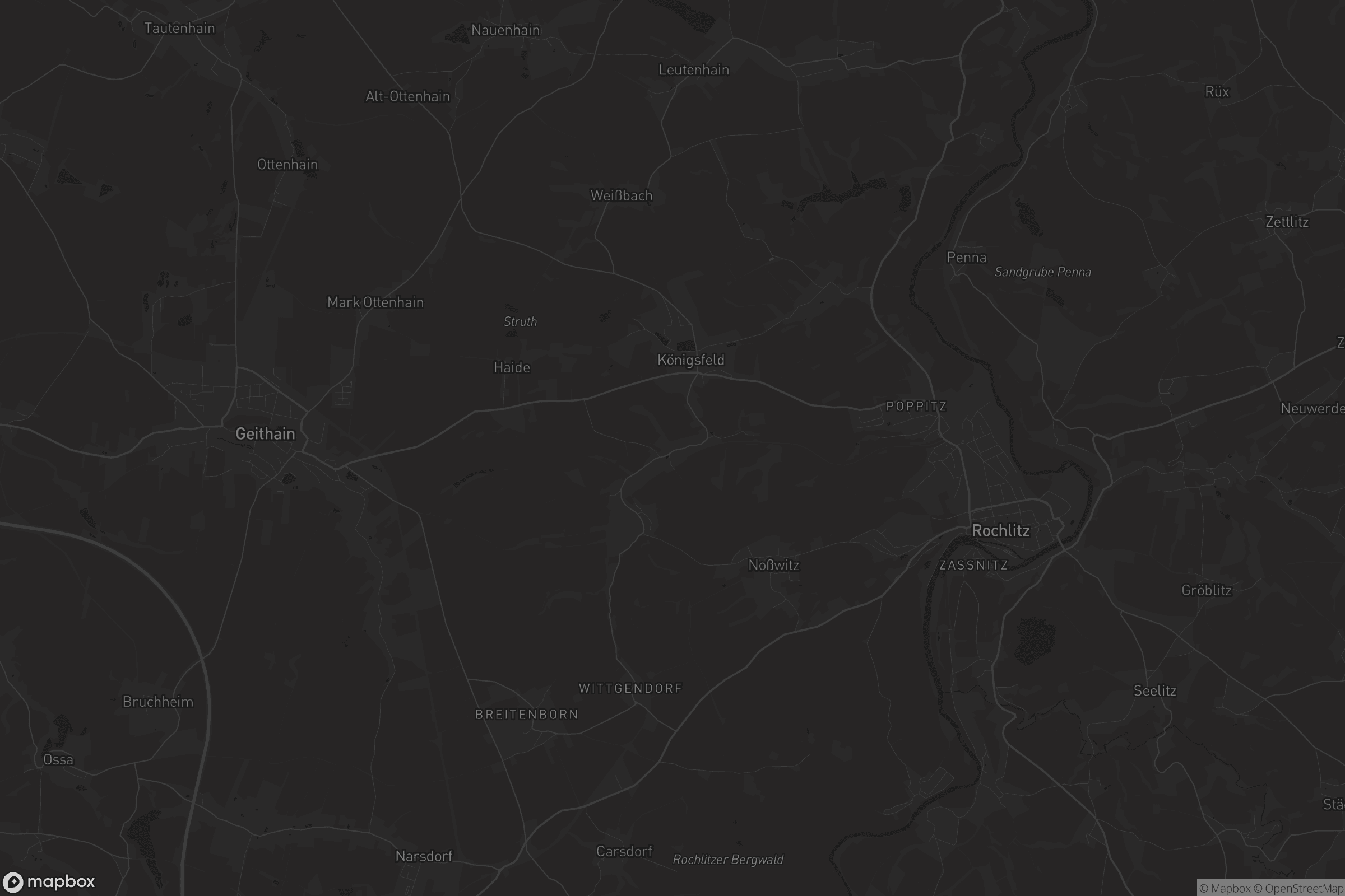 Karte von Köttwitzsch