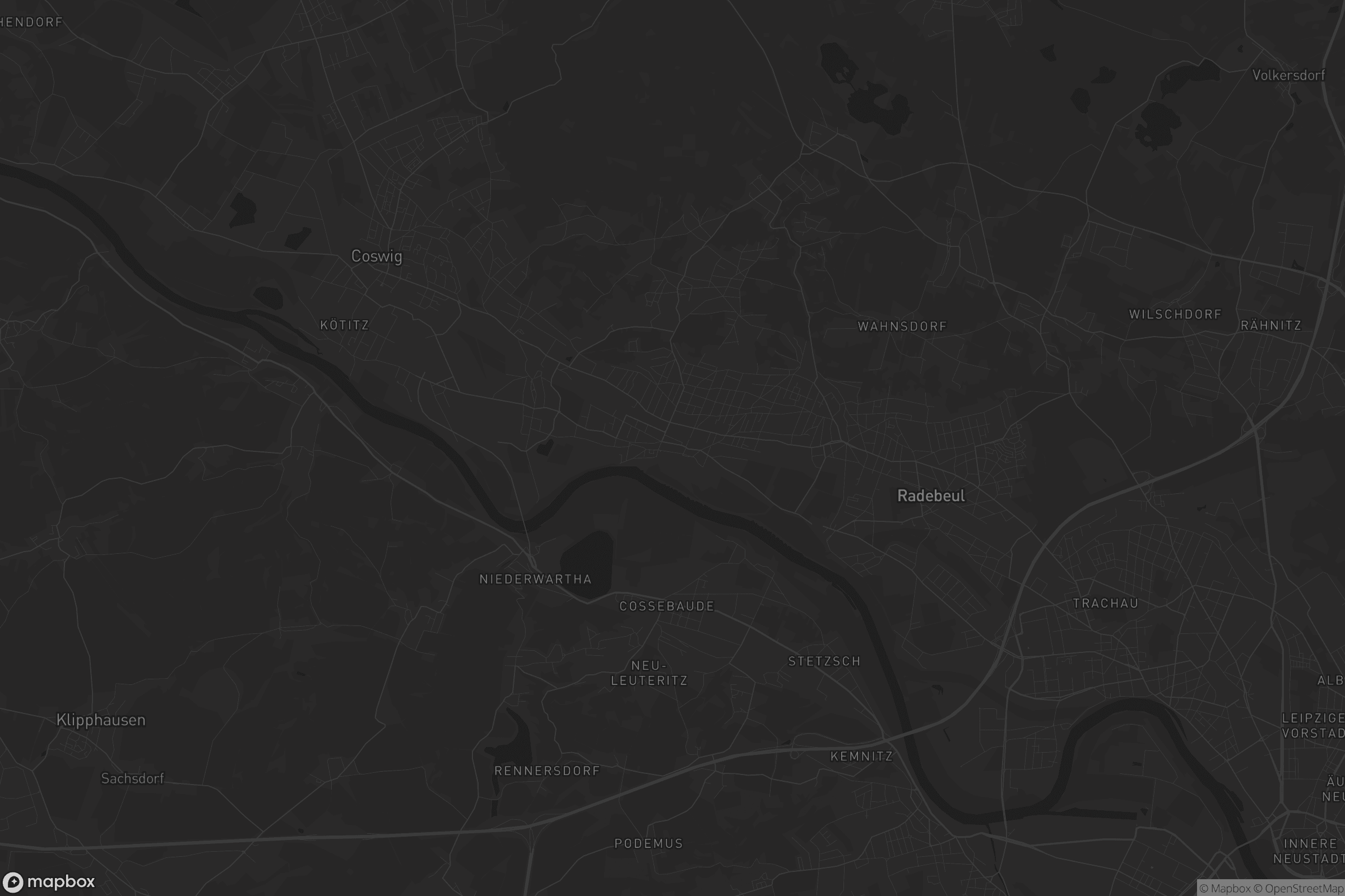 Karte von Kötzschenbroda