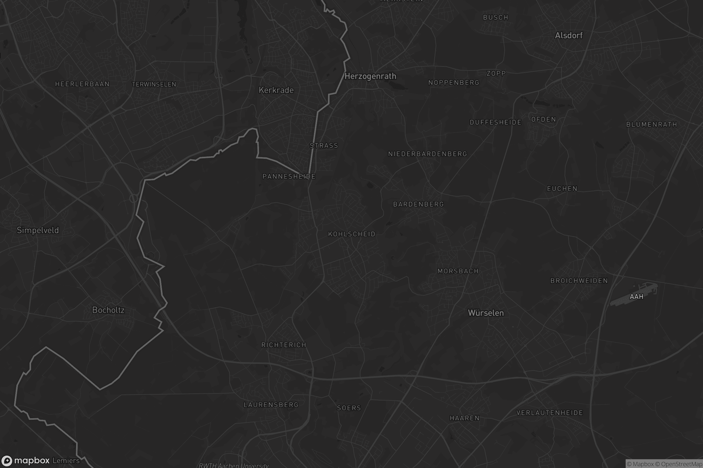 Karte von Kohlscheid