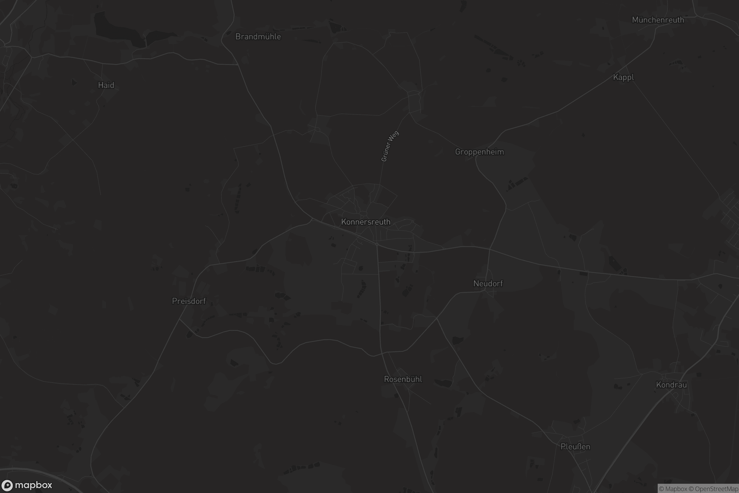 Karte von Konnersreuth