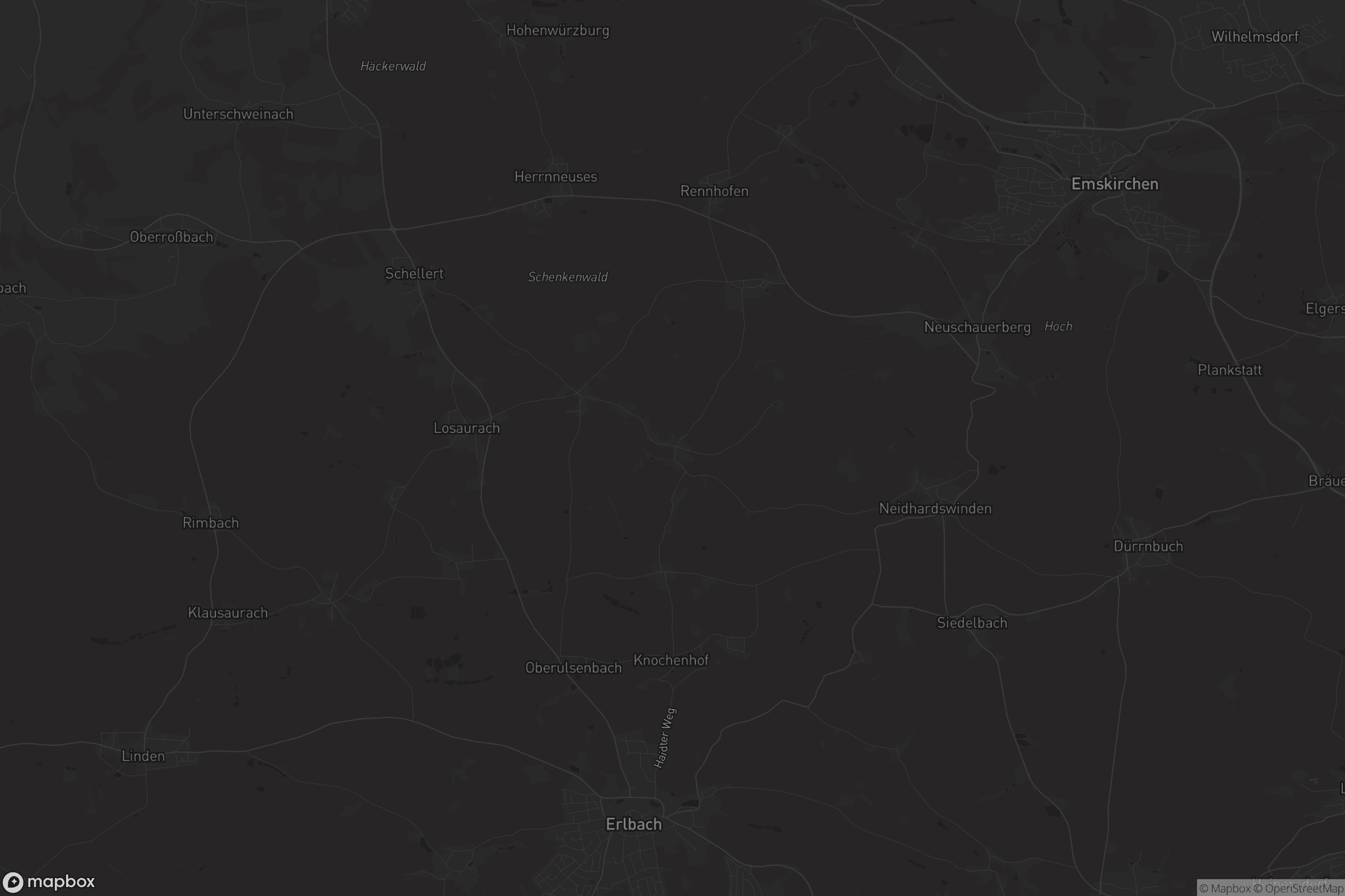 Karte von Kotzenaurach