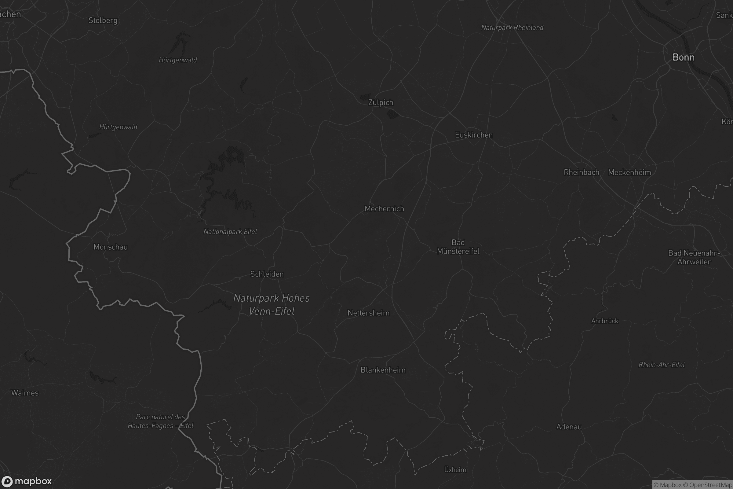 Karte von Kreis Euskirchen