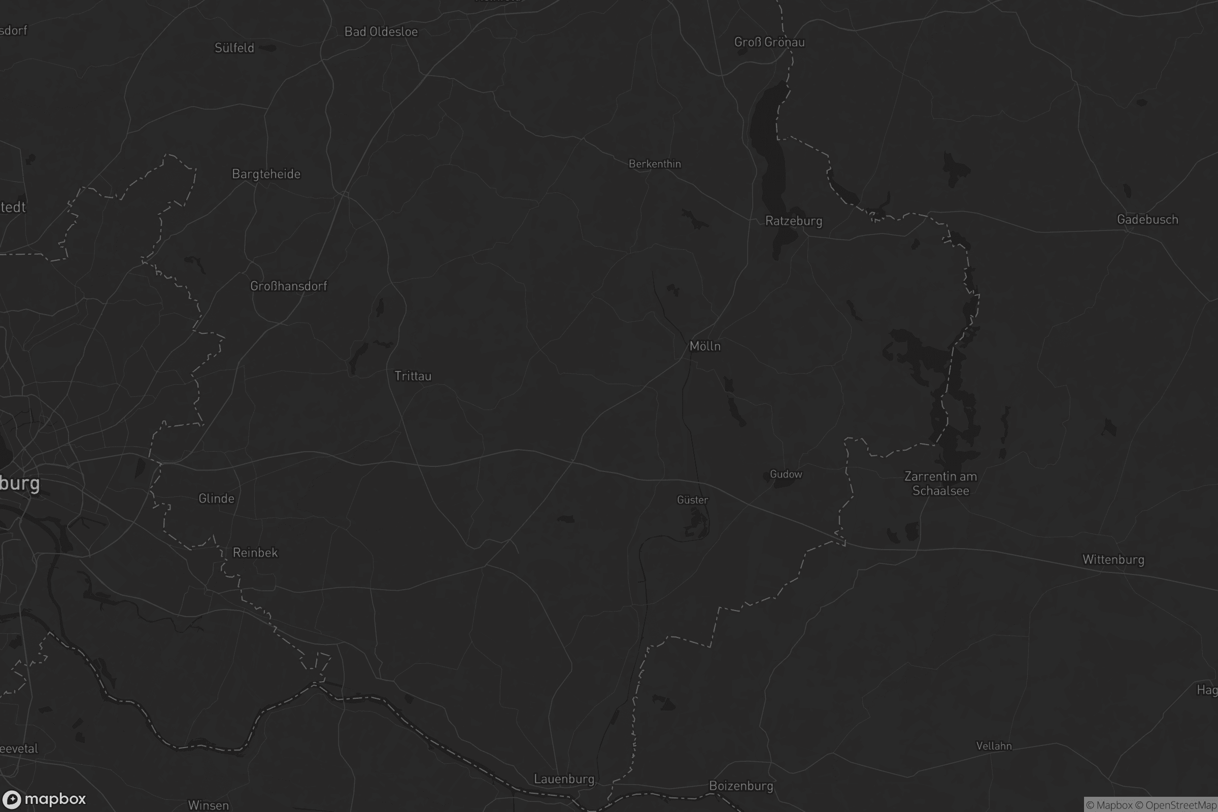 Karte von Kreis Herzogtum Lauenburg