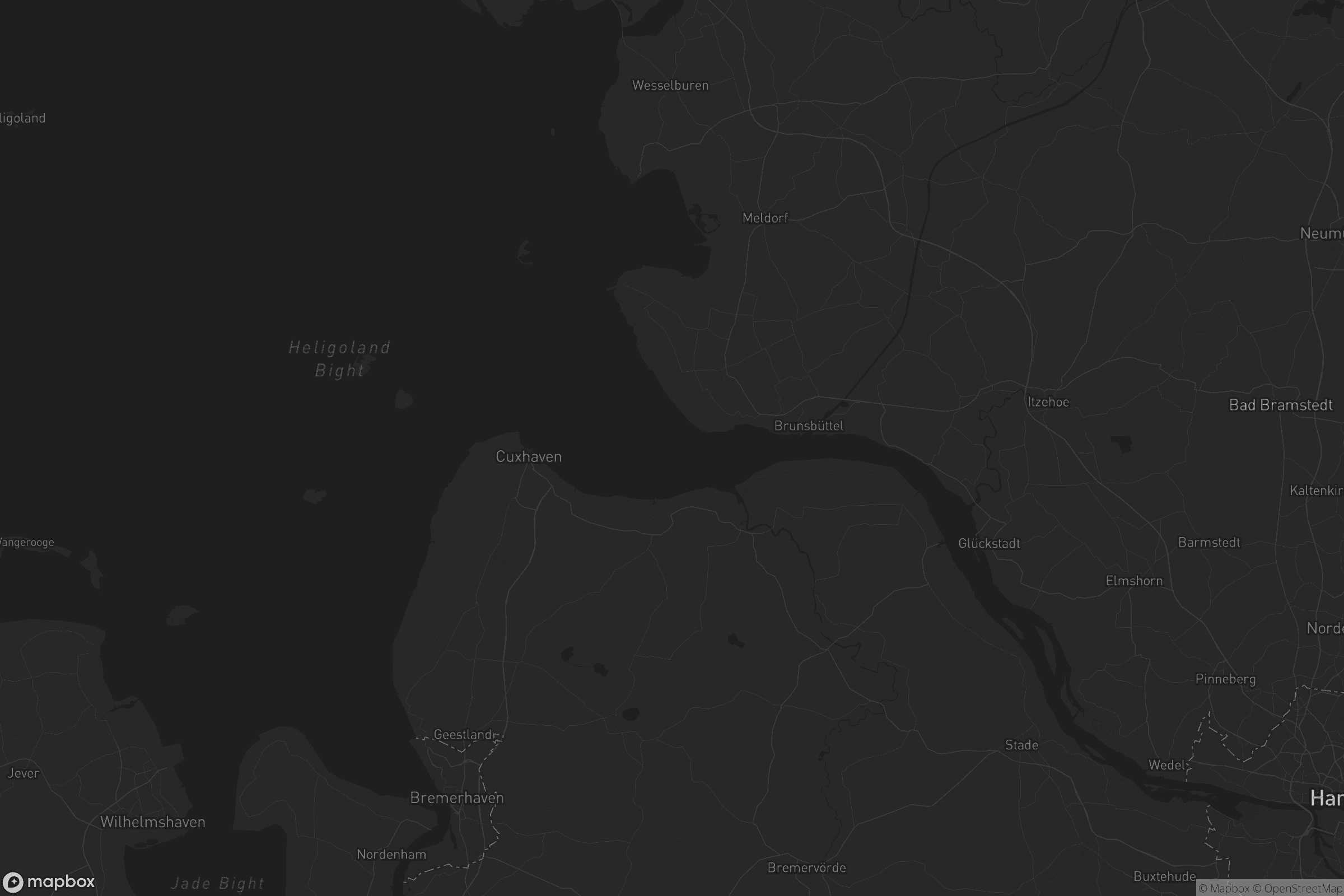 Karte von Kreis Pinneberg